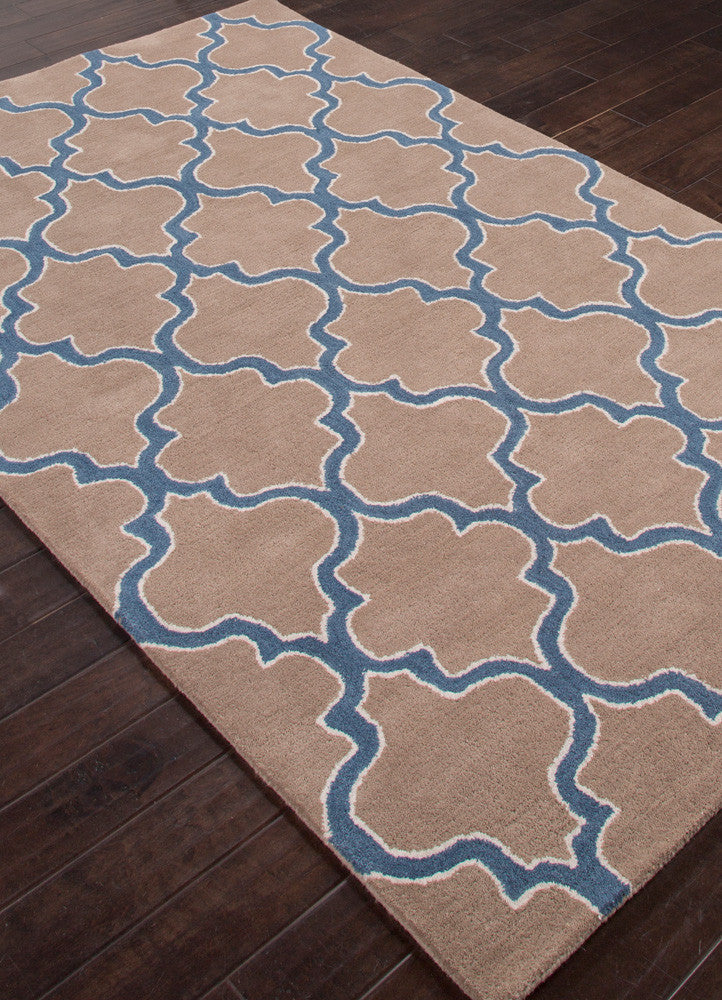 City Philadelphia Dark Taupe/Ensign Blue Area Rug