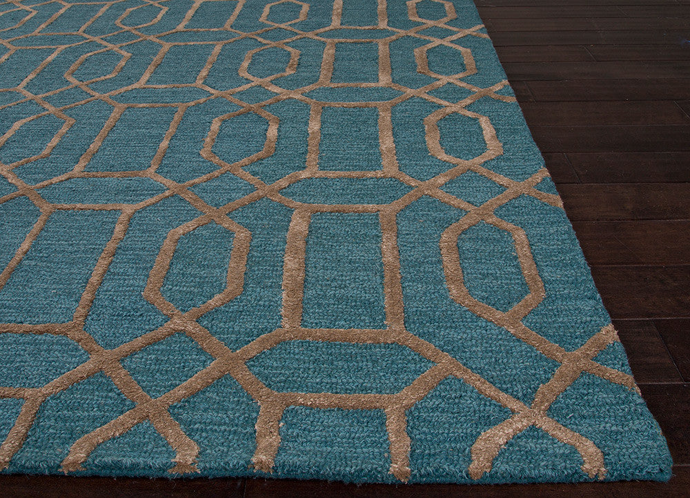 City Bellevue North Sea/Antique Bone Area Rug