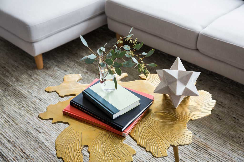 Anders Side Table Gold