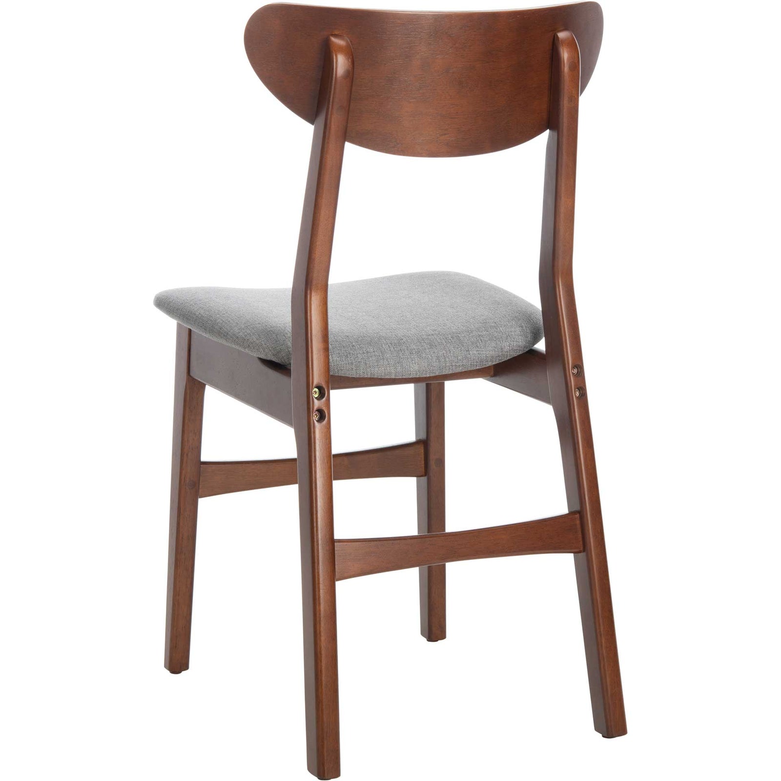 Lucas Retro Dining Chair Cherry/Gray (Set of 2)