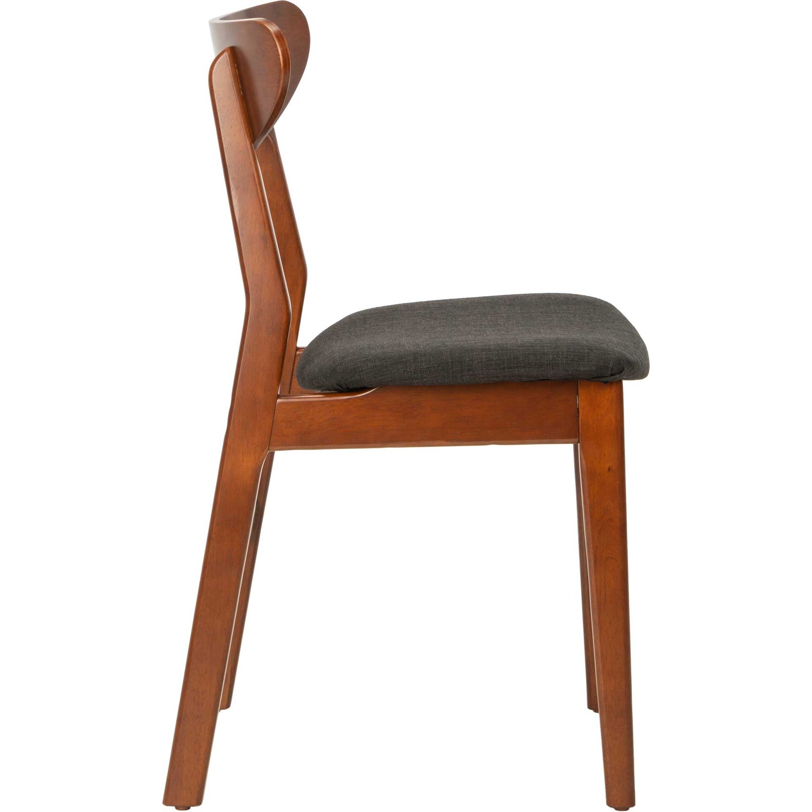 Lucas Retro Dining Chair Cherry/Black (Set of 2)