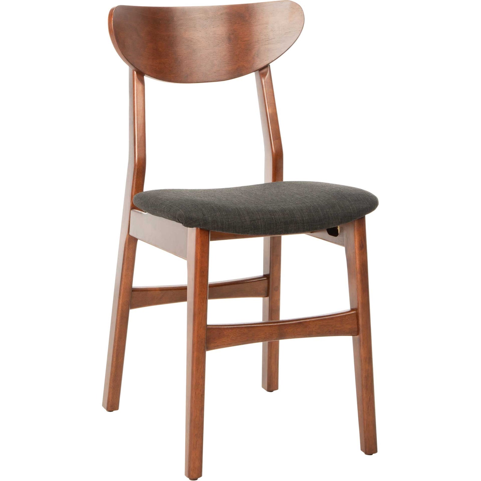 Lucas Retro Dining Chair Cherry/Black (Set of 2)