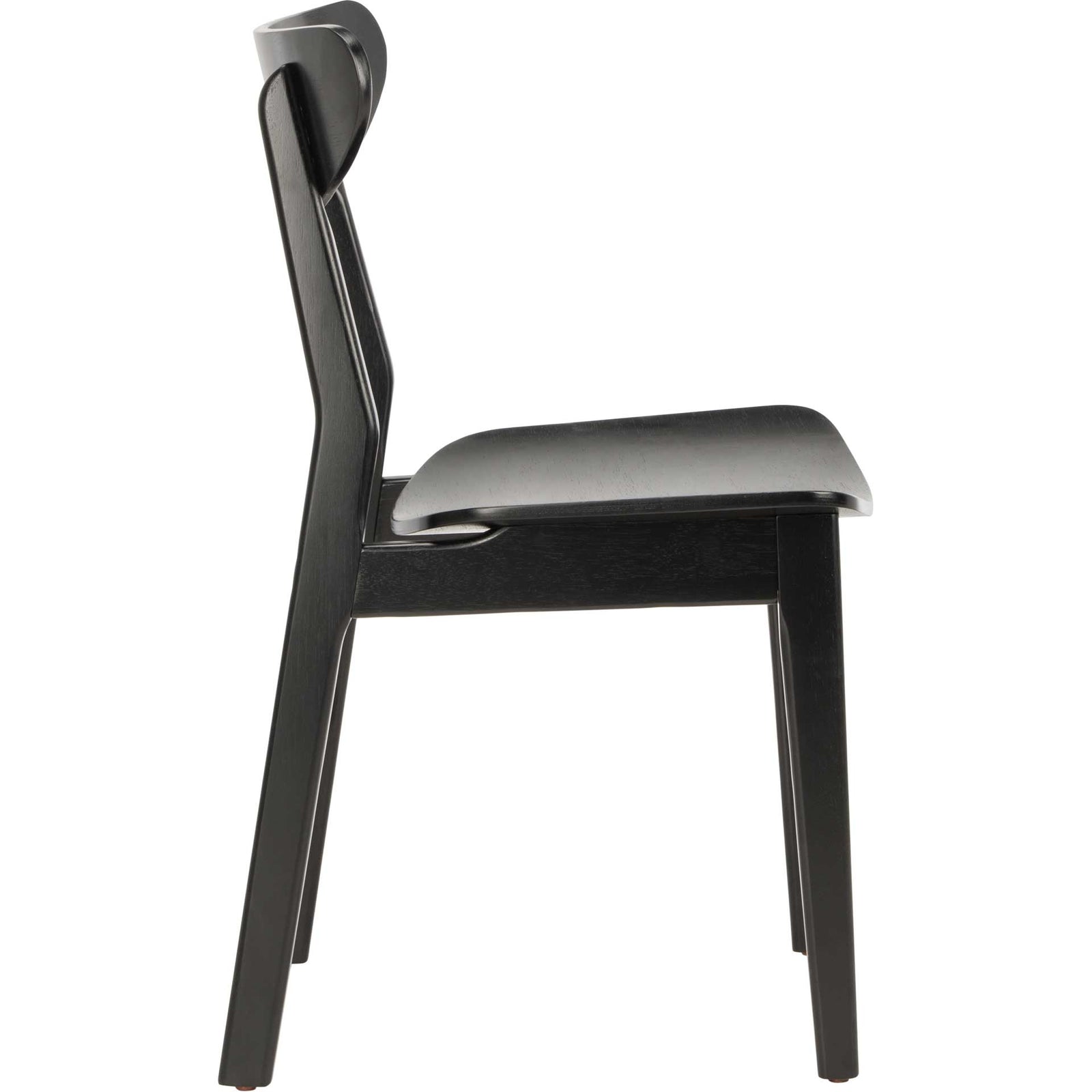 Lucas Retro Dining Chair Black (Set of 2)