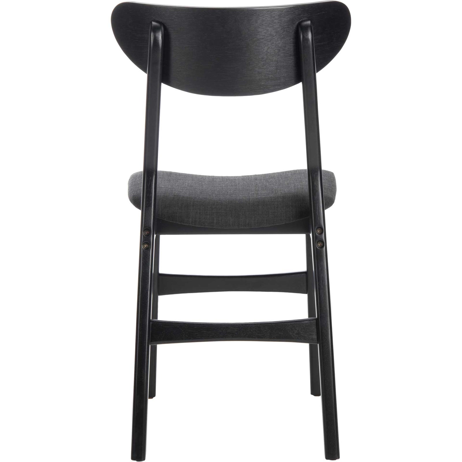 Lucas Retro Dining Chair Black/Black (Set of 2)