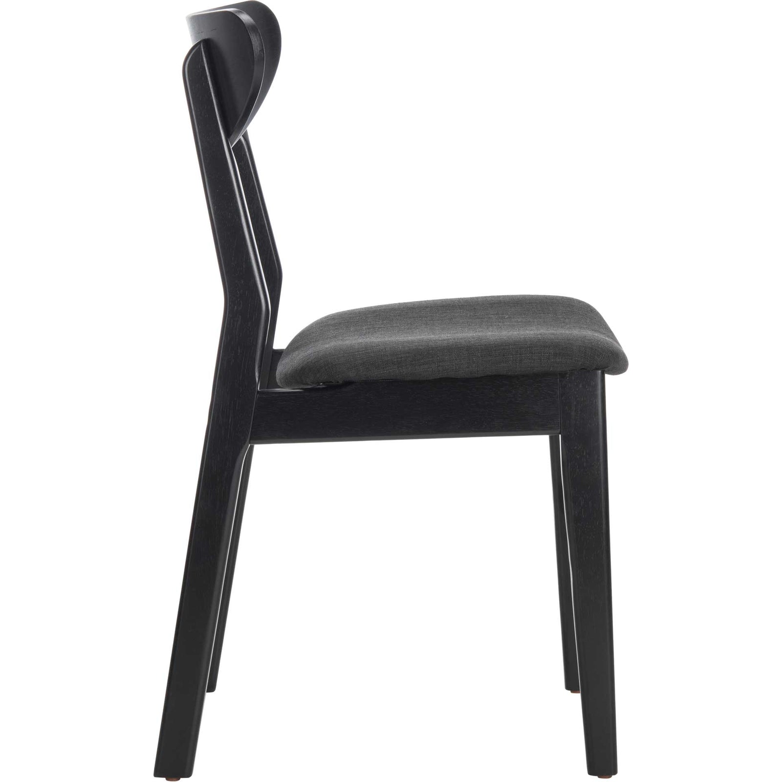 Lucas Retro Dining Chair Black/Black (Set of 2)