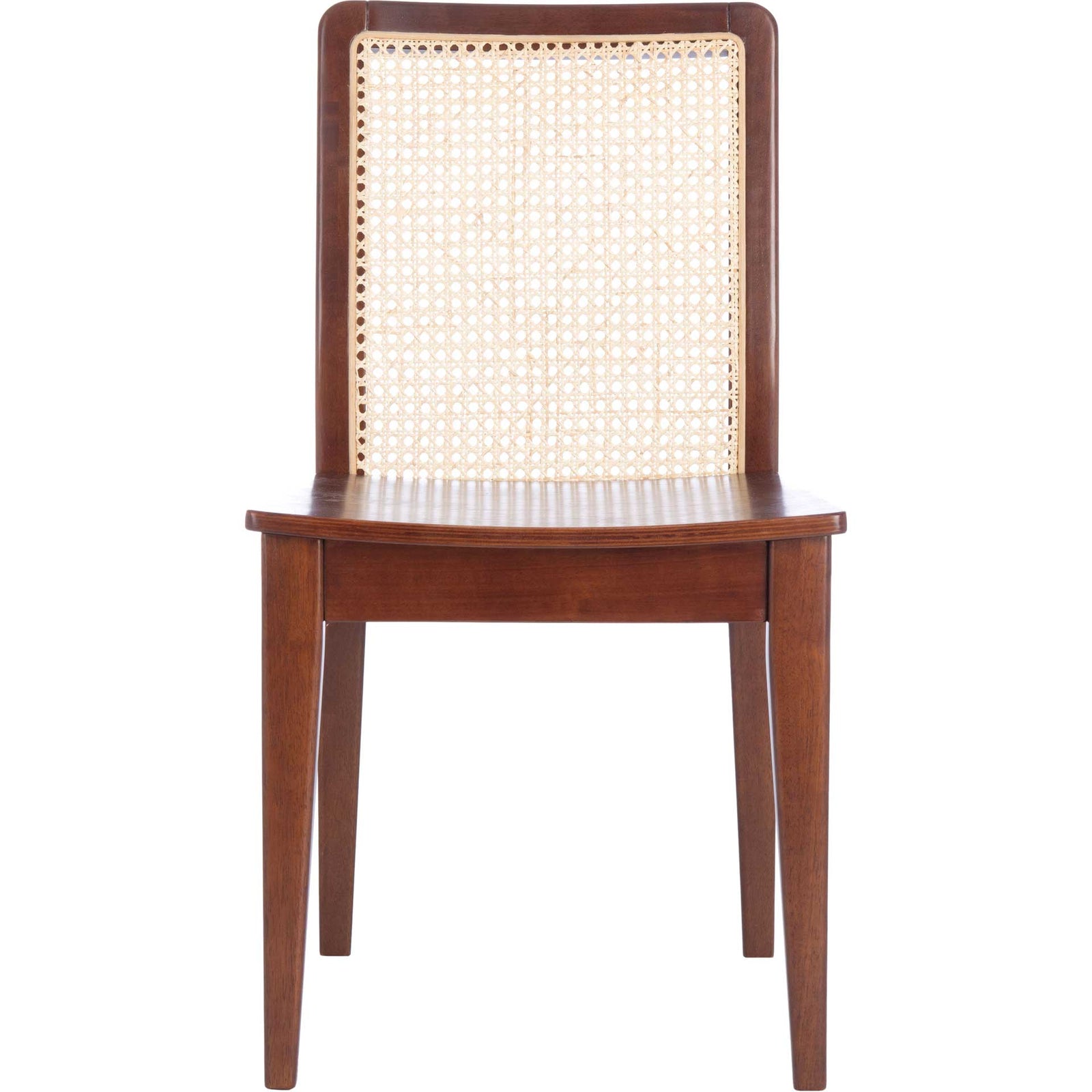 Belomy Rattan Dining Chair Dark Brown/Natural (Set of 2)