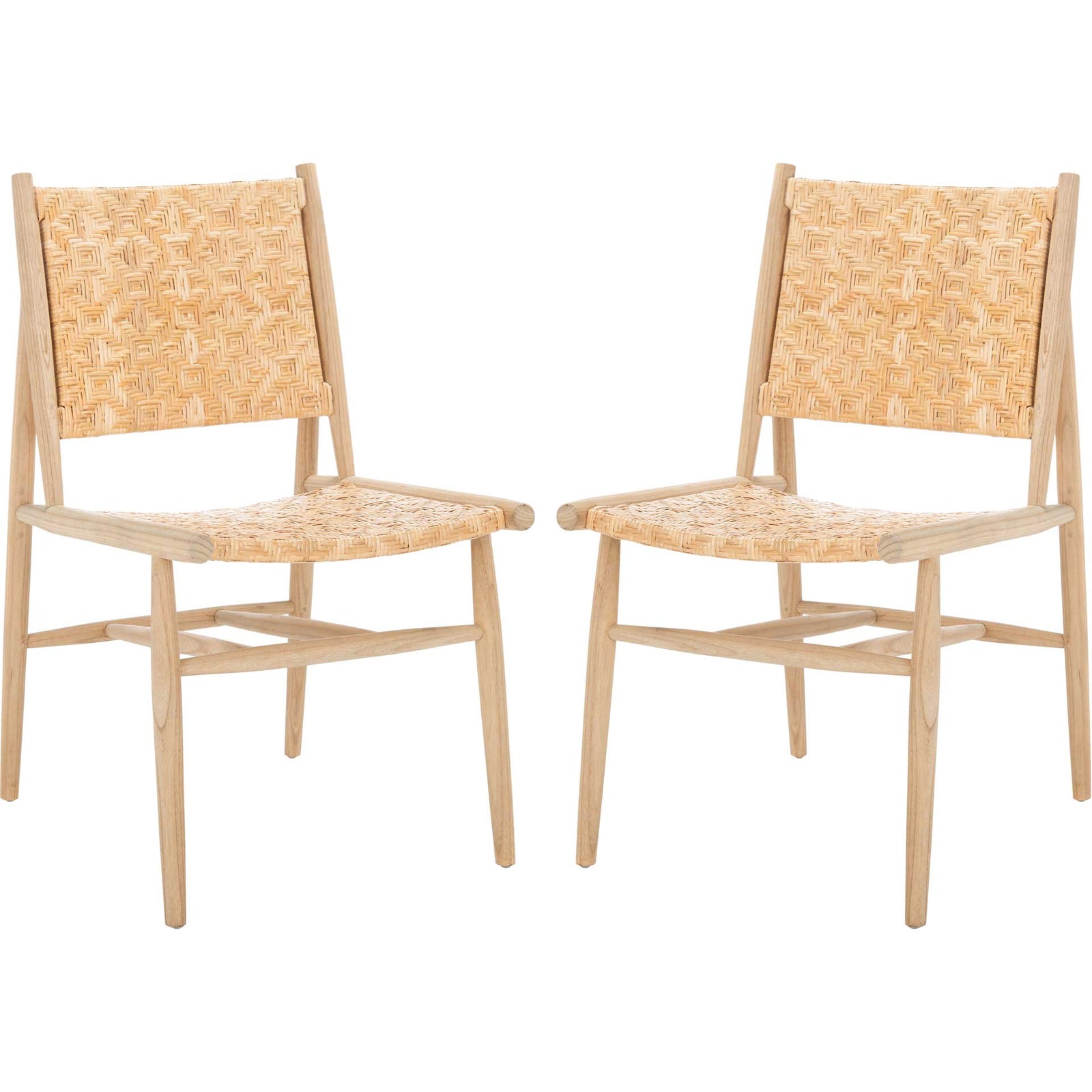 Addison Rattan Dining Chair Natural (Set of 2)