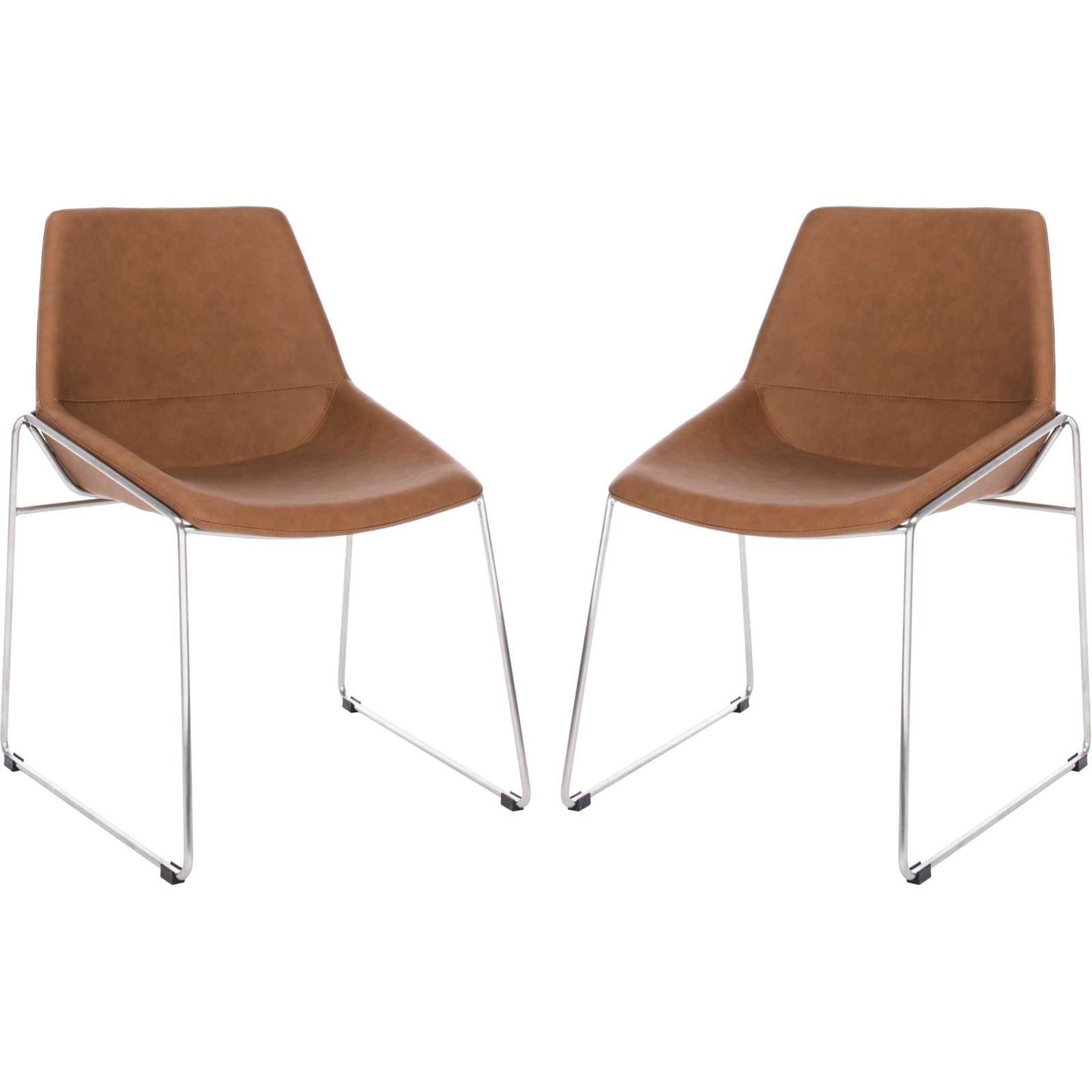 Alasdair Dining Chair Matte Cigar Brown (Set of 2)