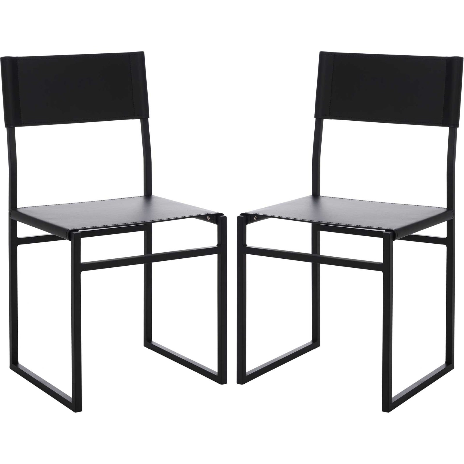 Landry Dining Chairs Black (Set of 2)