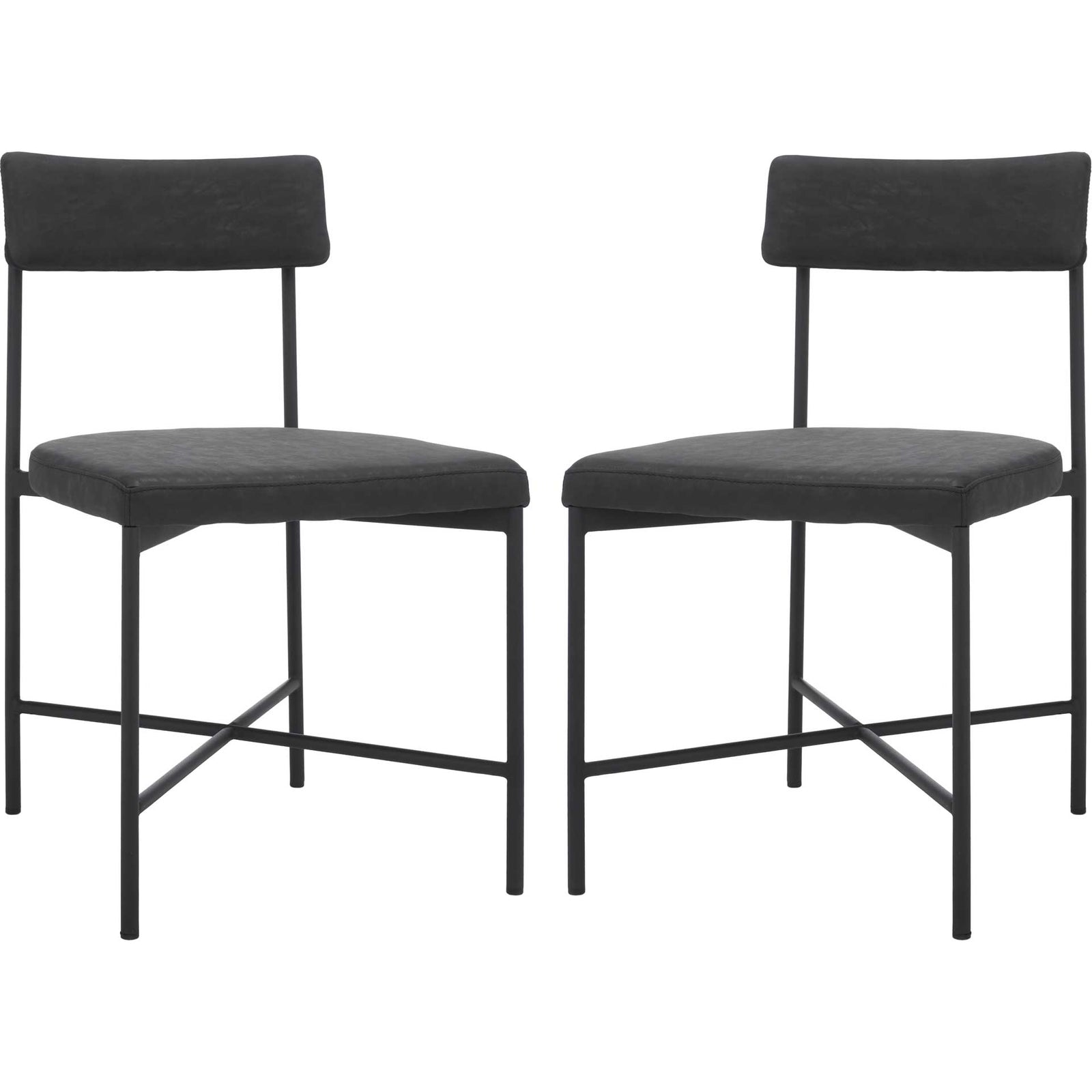 Arden Dining Chairs Black (Set of 2)
