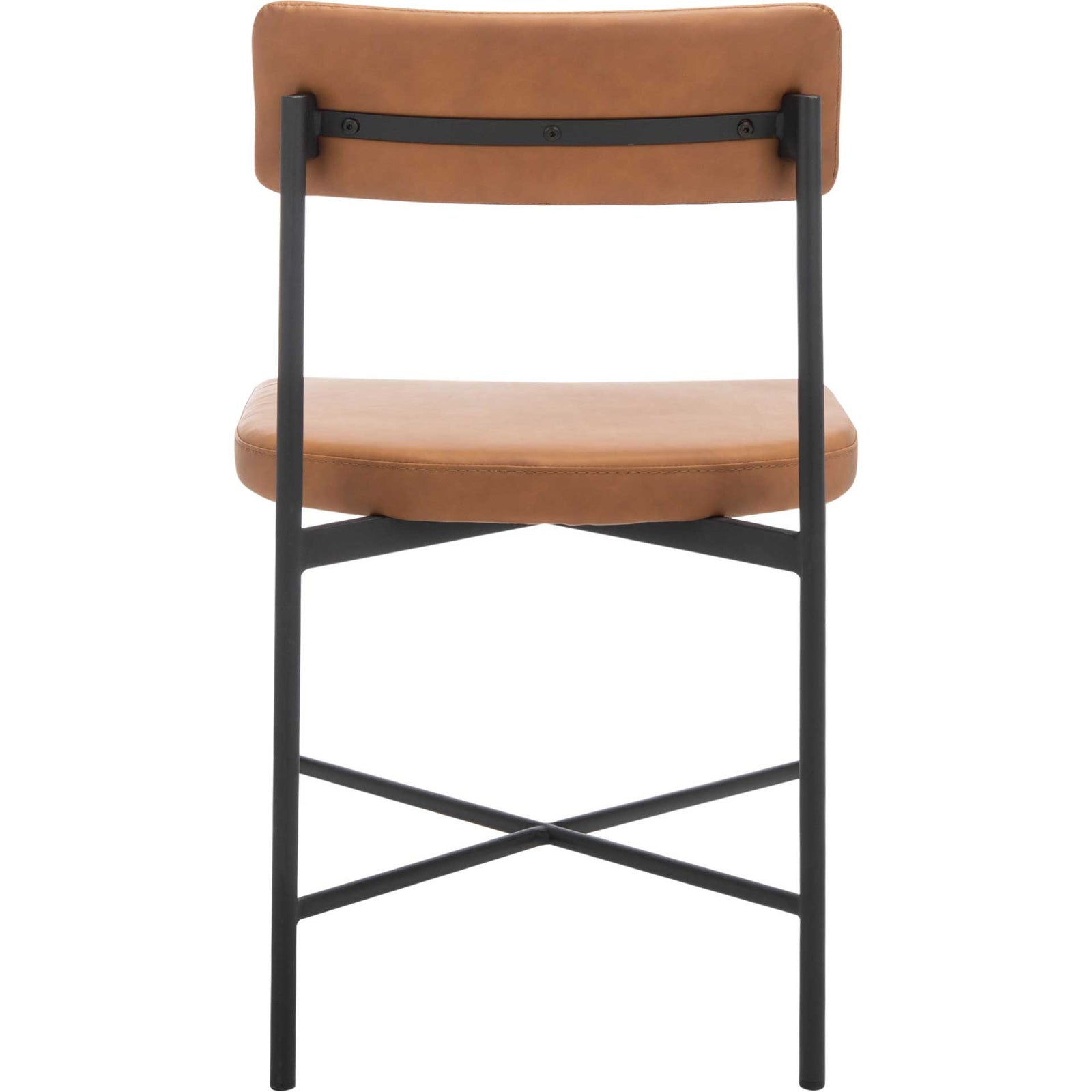 Arden Dining Chairs Cognac/Black (Set of 2)