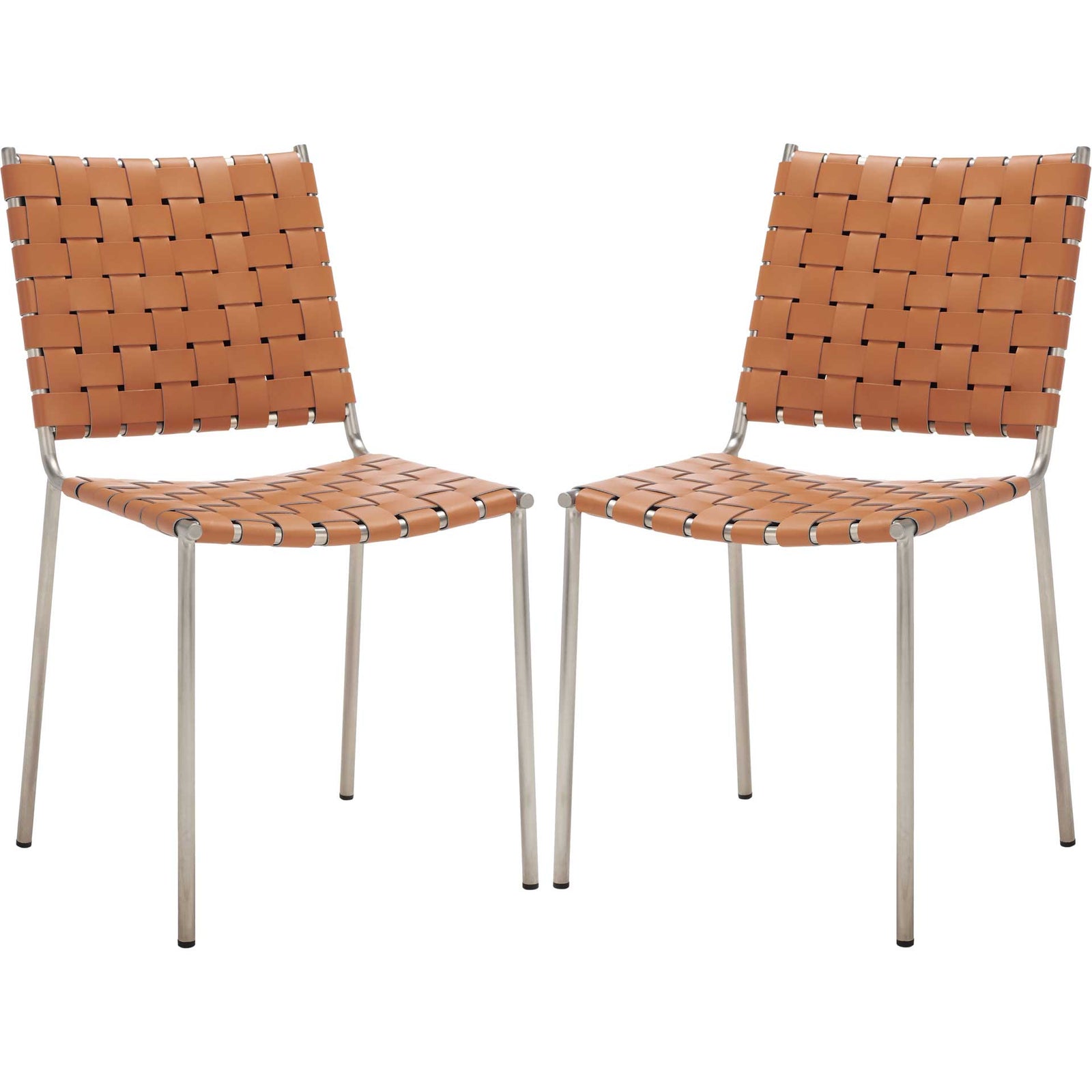 Westin Woven Dining Chair Natural/Silver (Set of 2)