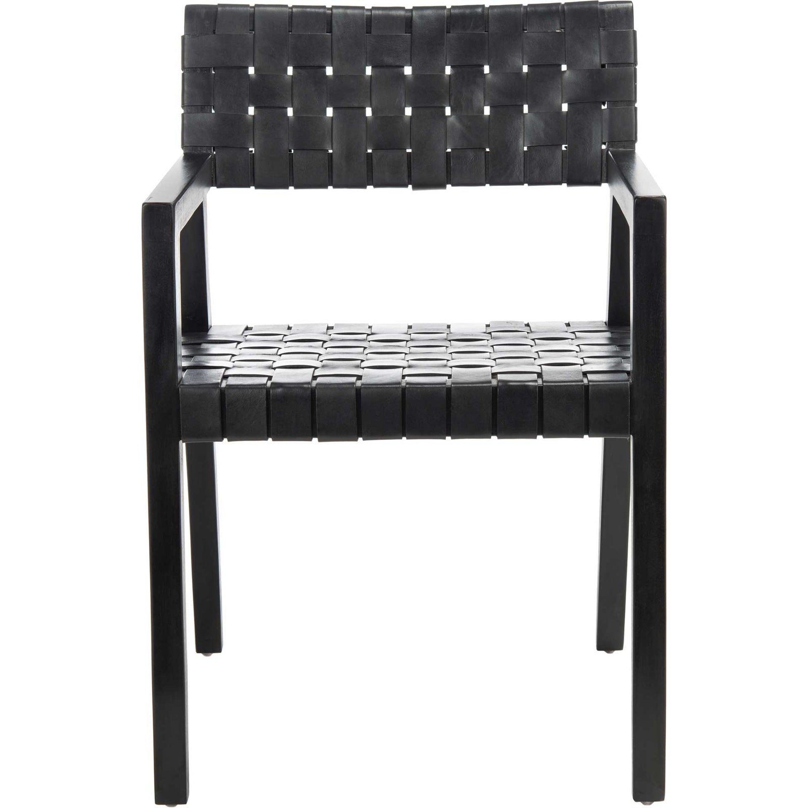 Cila Leather Dining Chair Black