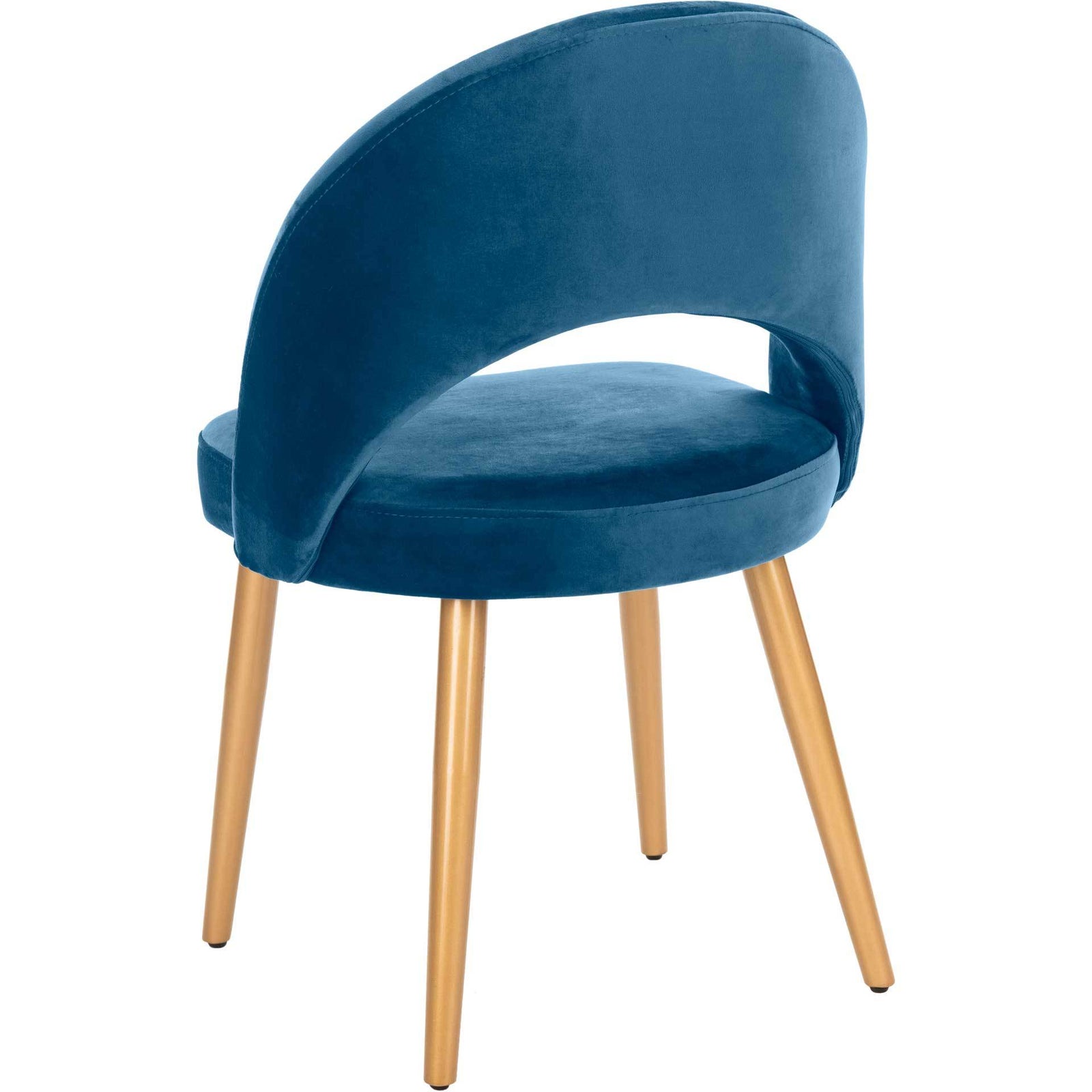 Gia Retro Dining Chair Navy/Gold (Set of 2)