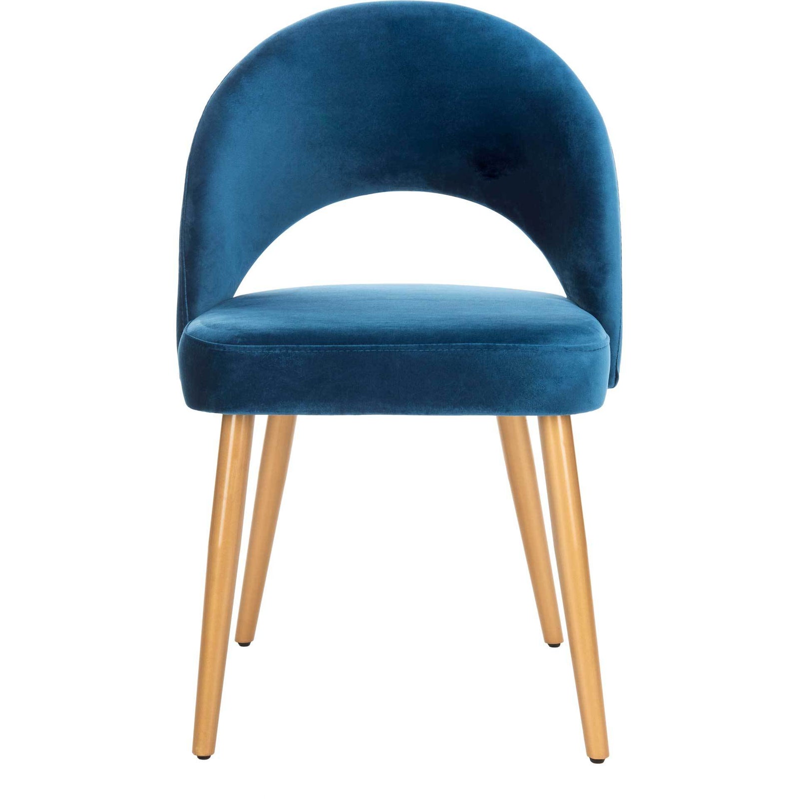 Gia Retro Dining Chair Navy/Gold (Set of 2)