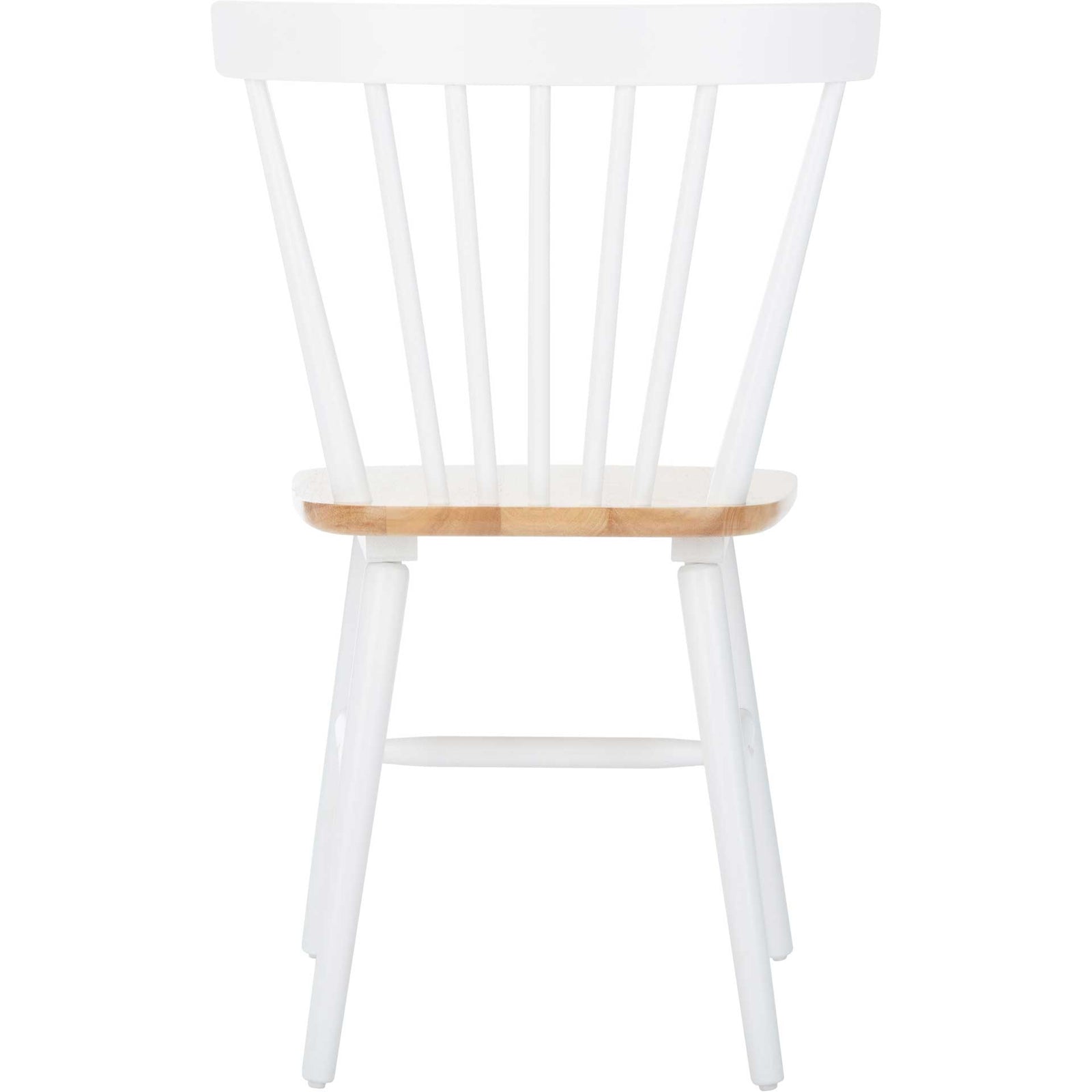 Wilder Spindle Back Dining Chair White/Natural (Set of 2)