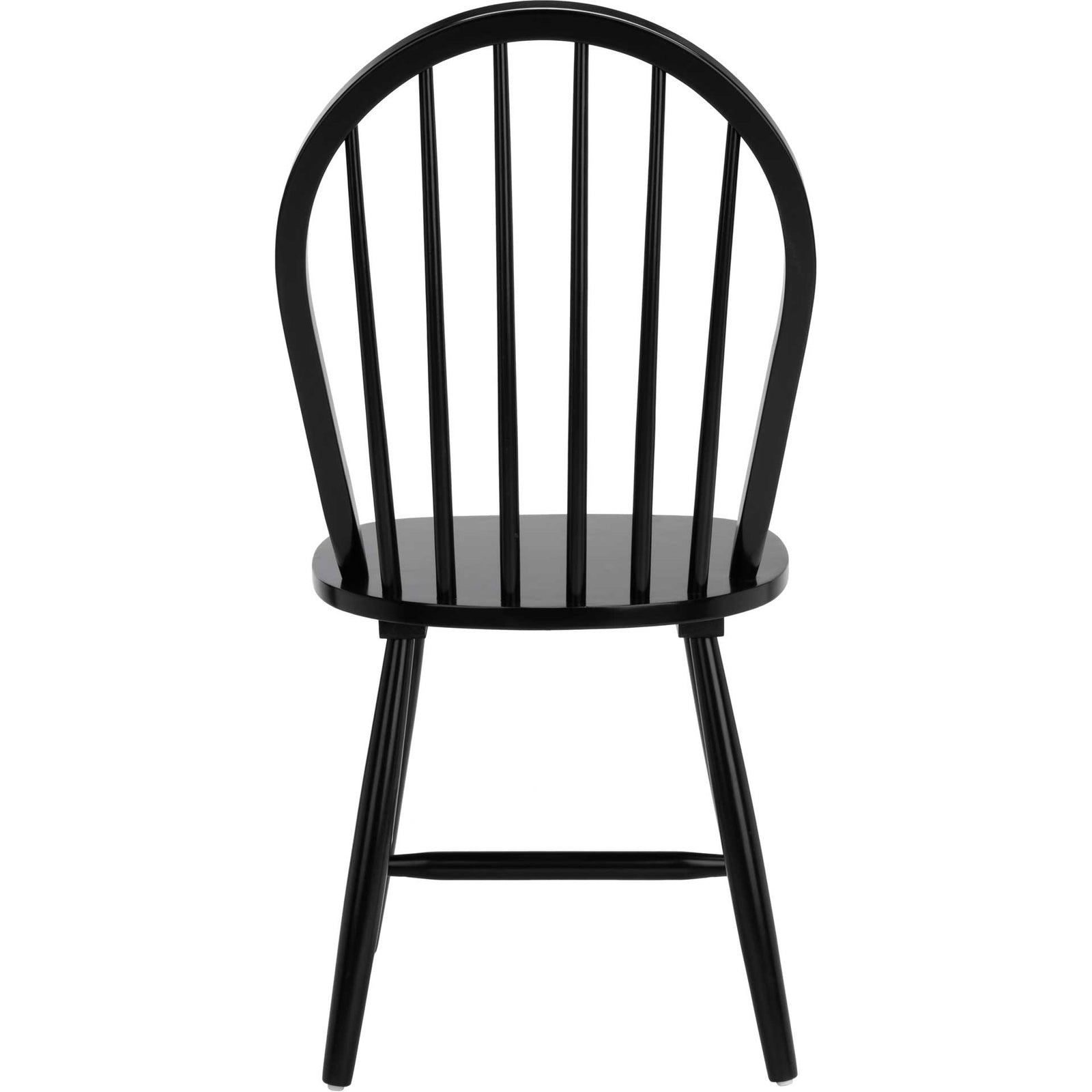 Calista Spindle Back Chair Black (Set of 2)