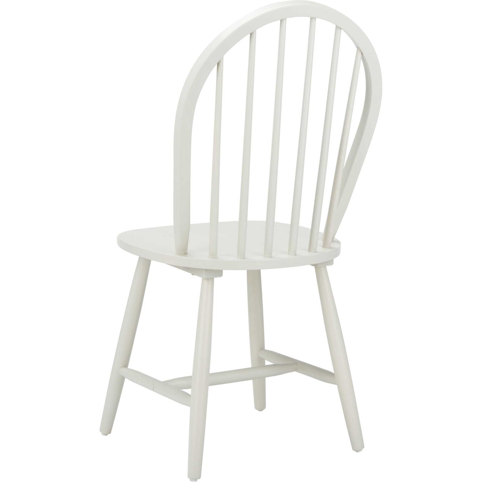 Calista Spindle Back Chair Off White (Set of 2)