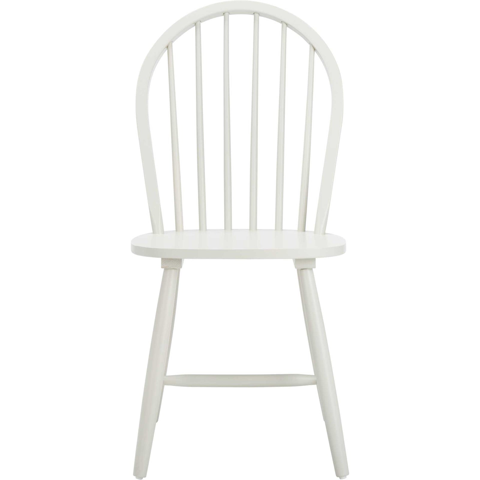Calista Spindle Back Chair Off White (Set of 2)