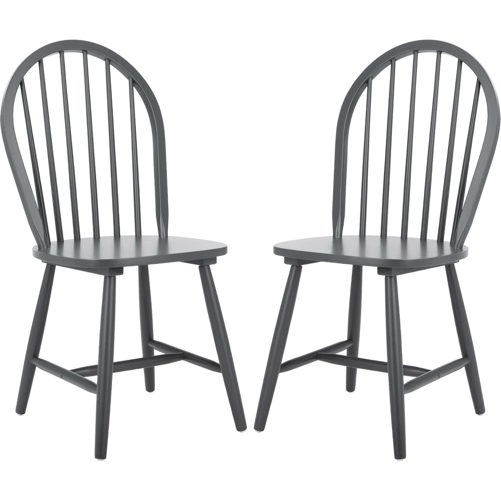 Calista Spindle Back Chair Gray (Set of 2)