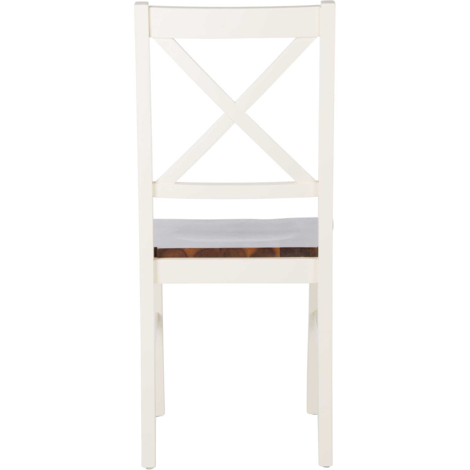 Akito Dining Chair White/Natural (Set of 2)