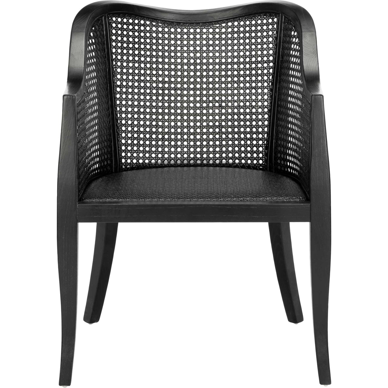 Maddox Cane Dining Chair Black