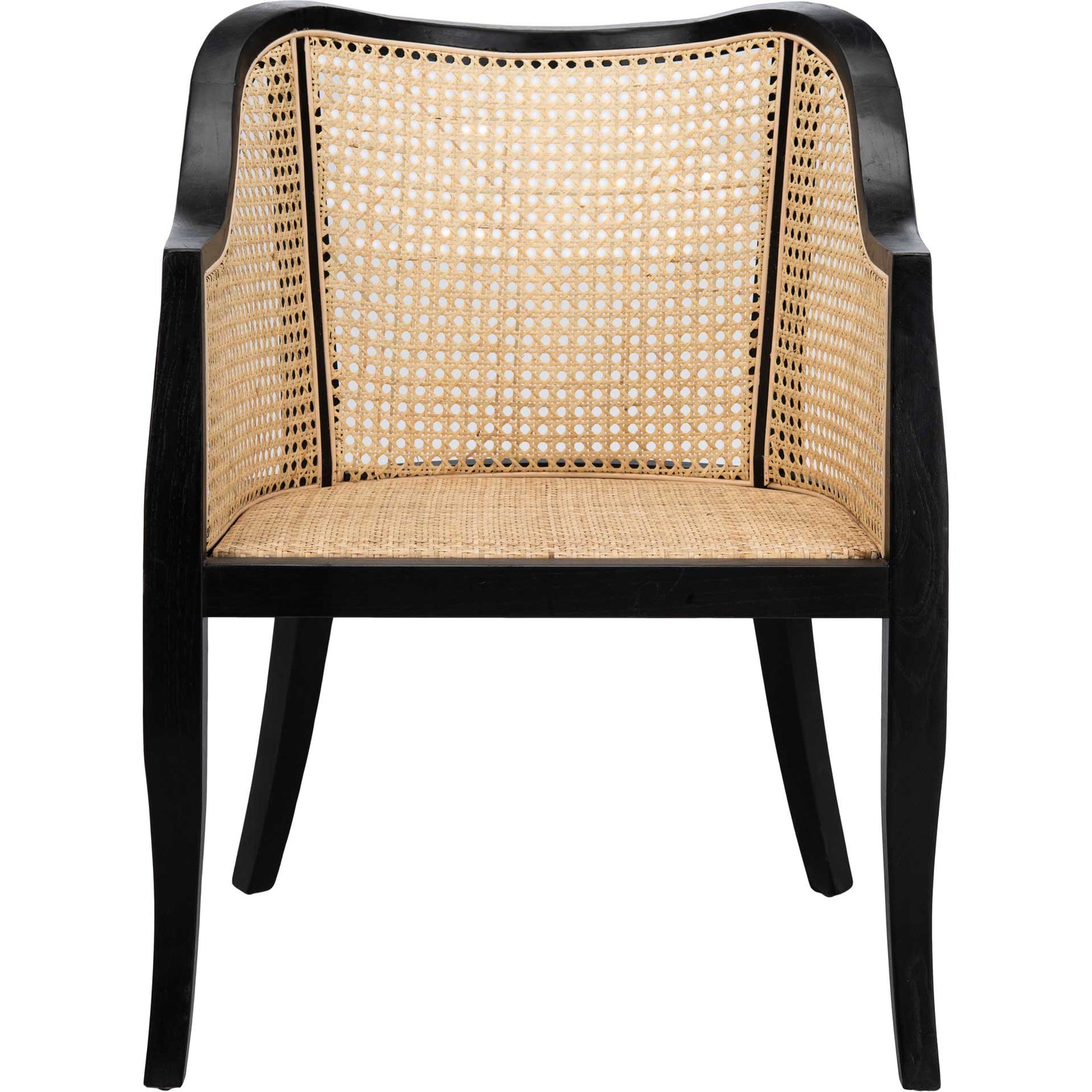 Maddox Dining Chair Black/Natural