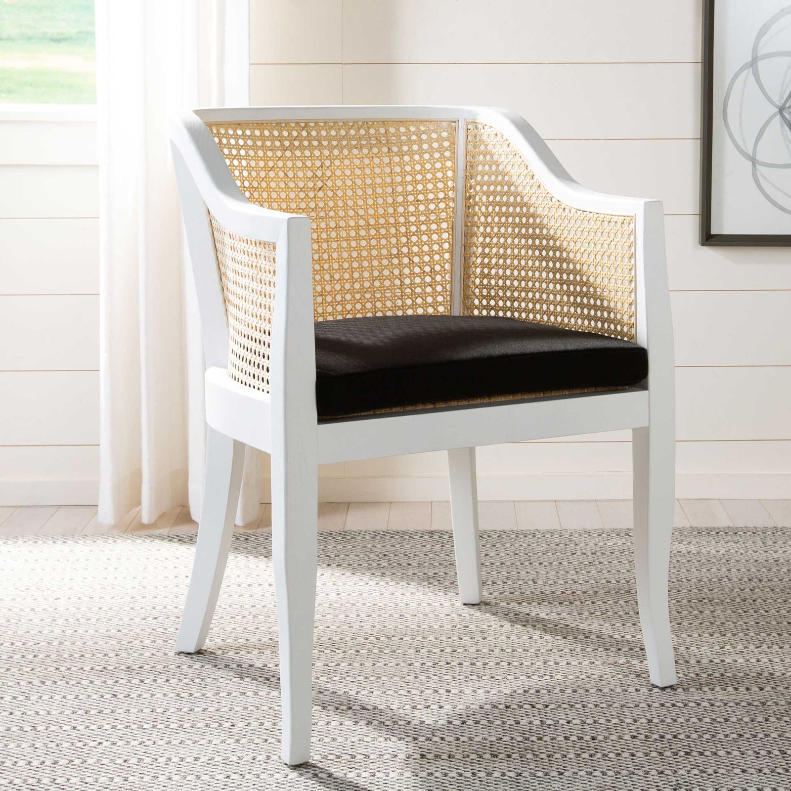 Ricardo Dining Chair White/Natural