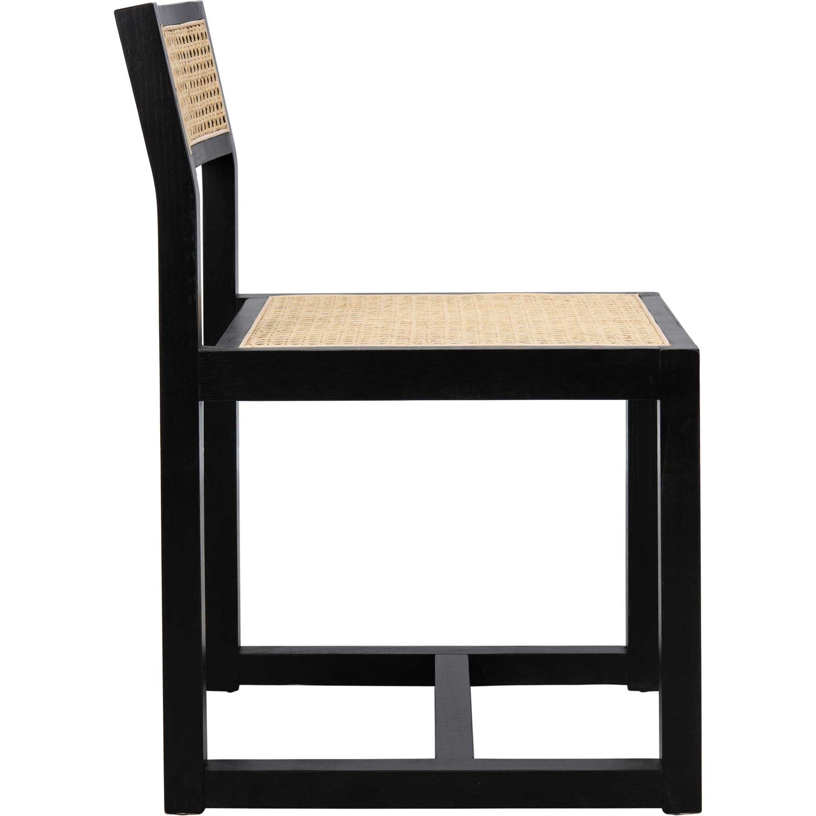 Bellini Cane Dining Chair Black/Natural