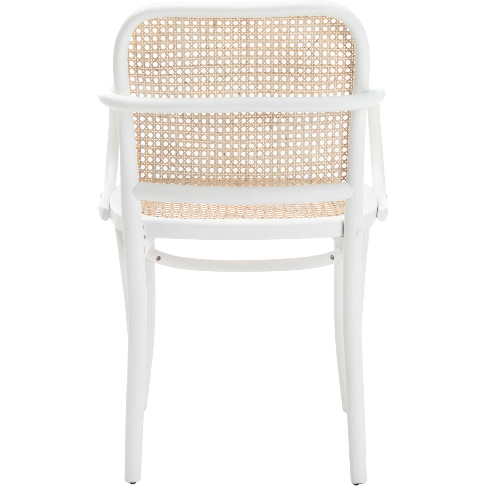 Keanu Cane Dining Chair White/Natural