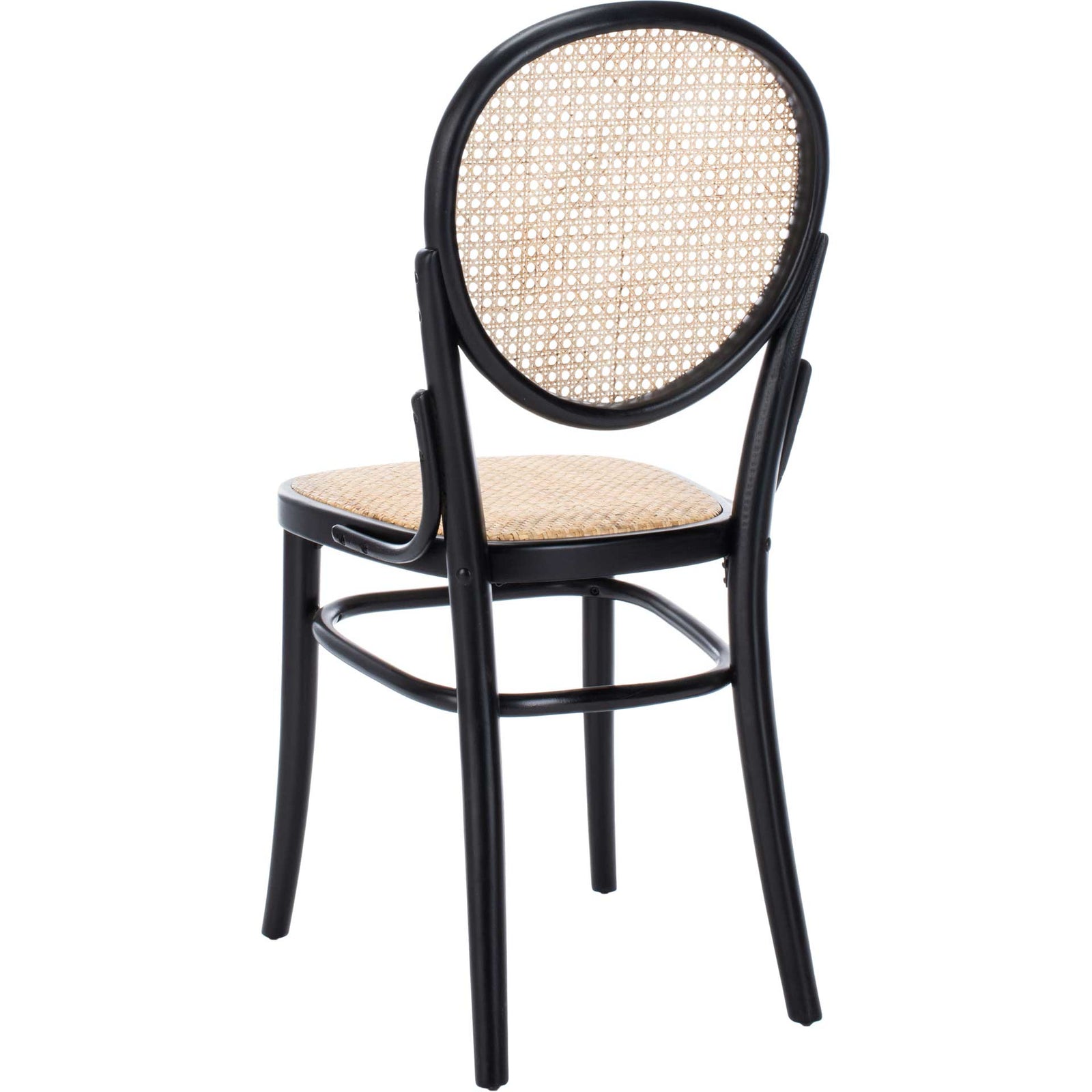 Sonia Cane Dining Chair Black/Natural (Set of 2)