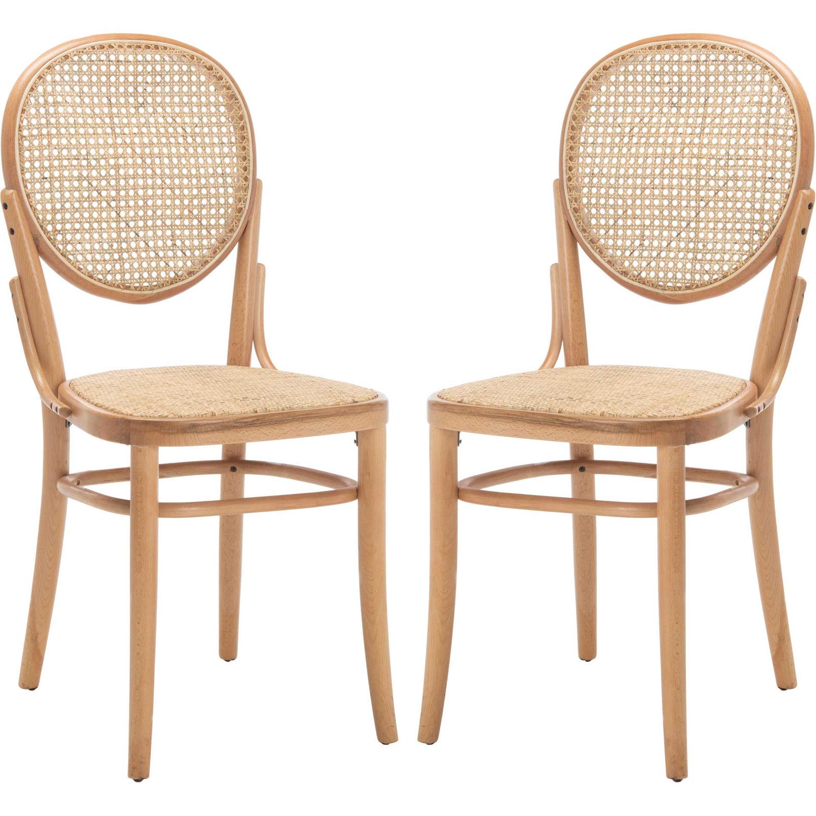 Sonia Cane Dining Chair Natural (Set of 2)