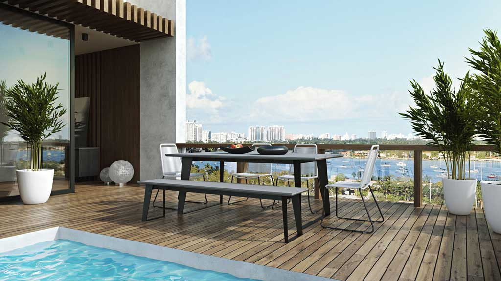 Amsterdam Dining Table Concrete