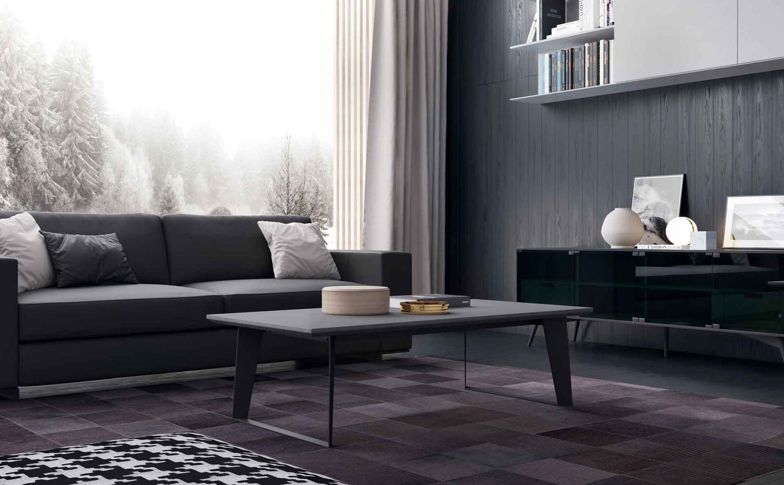 Amsterdam Coffee Table Gray Concrete