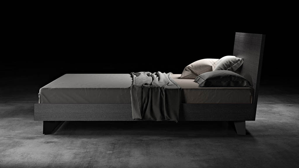 Amsterdam Bed Gray Oak