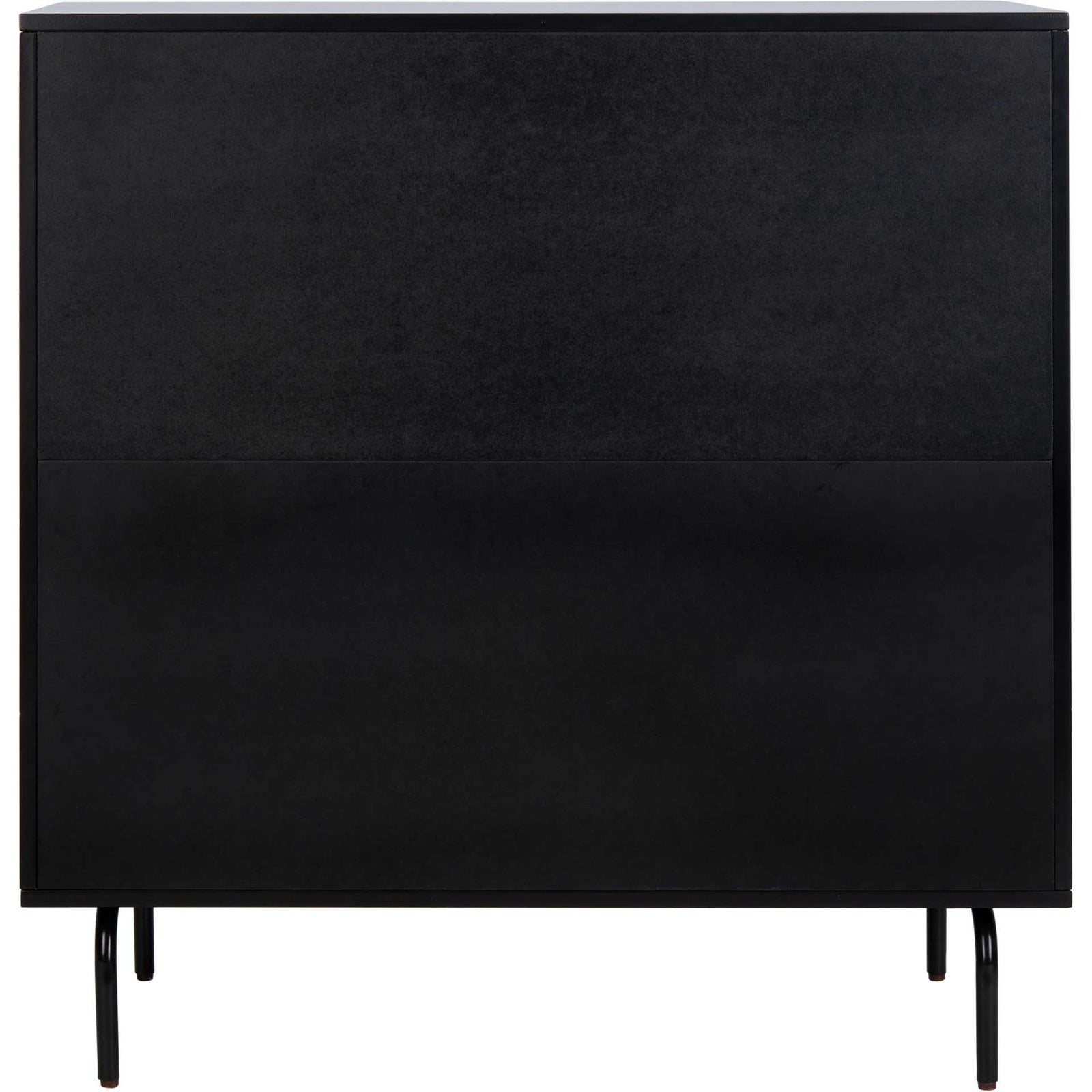 Gemma 3 Drawer Dresser Walnut/Black