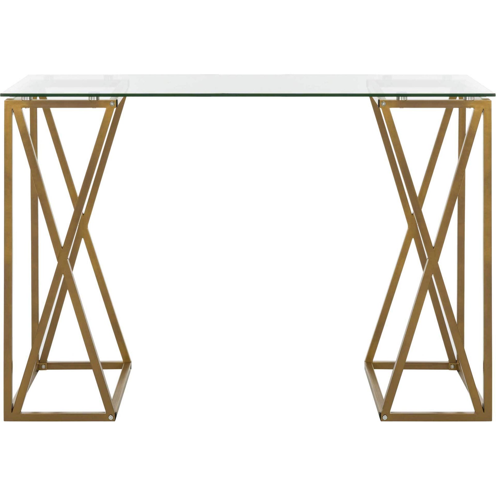 Thalia Glass Top Desk