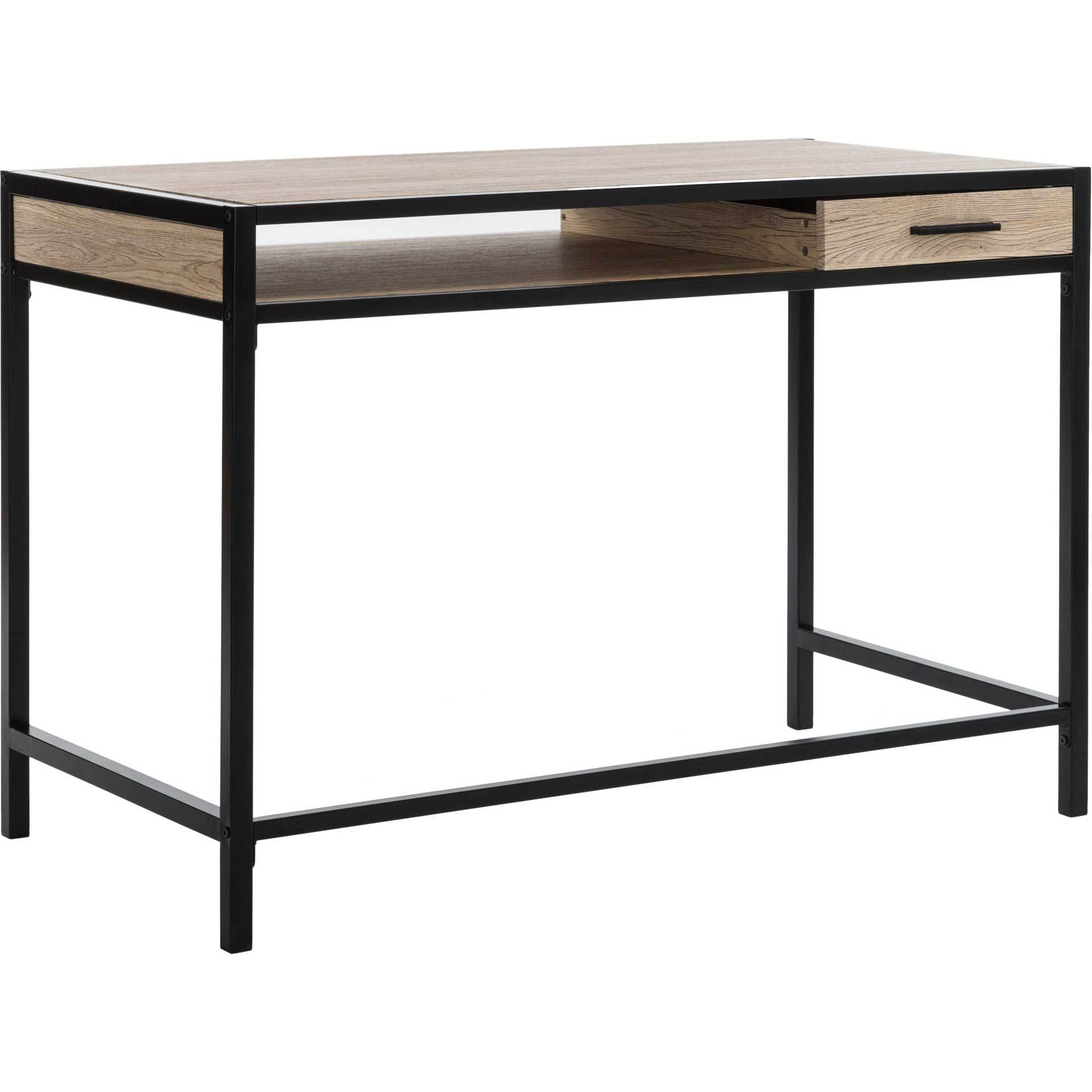Aleena 1 Shelf Desk With Drawer