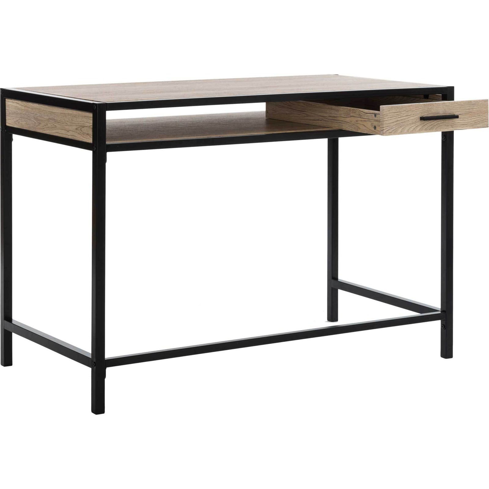 Aleena 1 Shelf Desk With Drawer