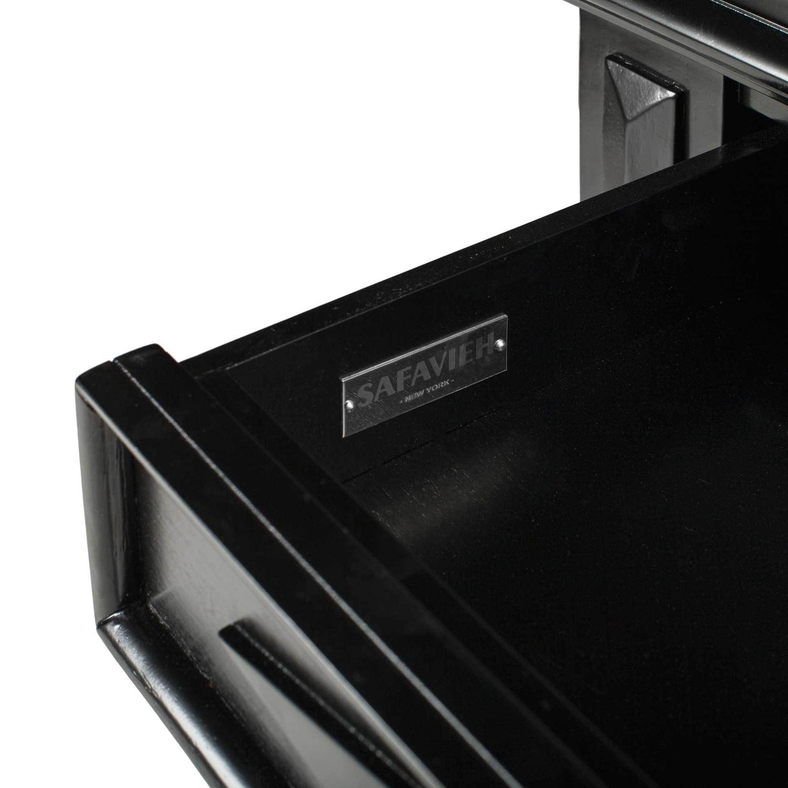 Robert 3 Drawer Desk Black