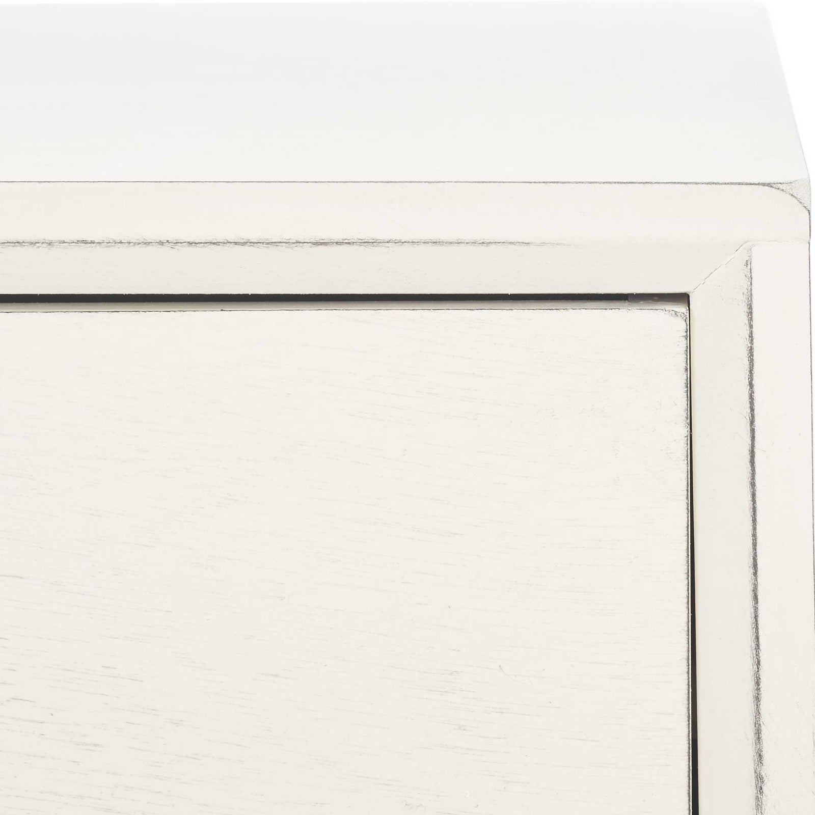 Remma 1 Drawer Writing Desk Distressed White