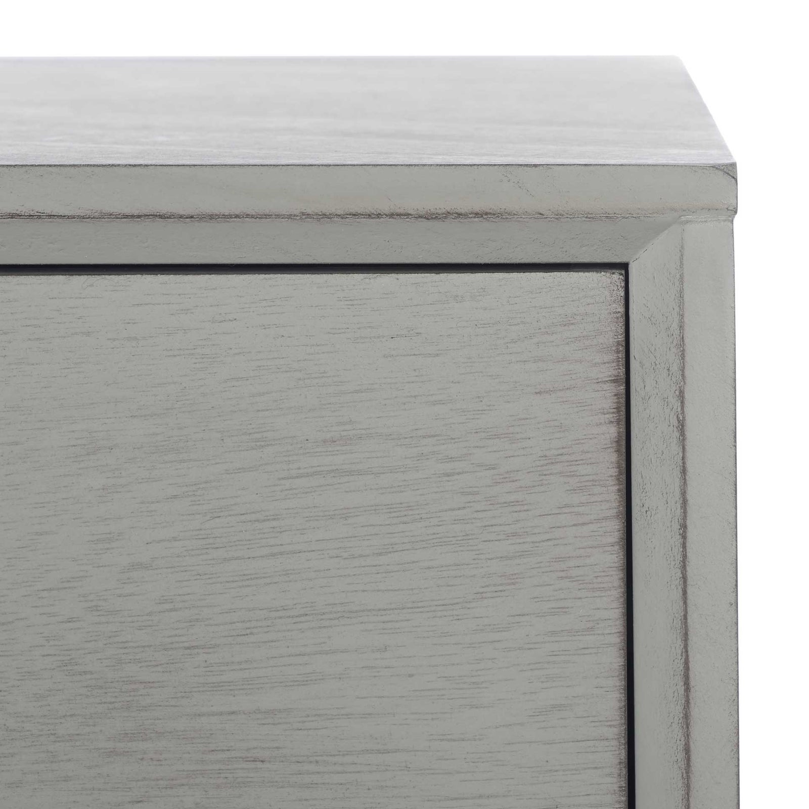 Remma 1 Drawer Writing Desk Distressed Gray