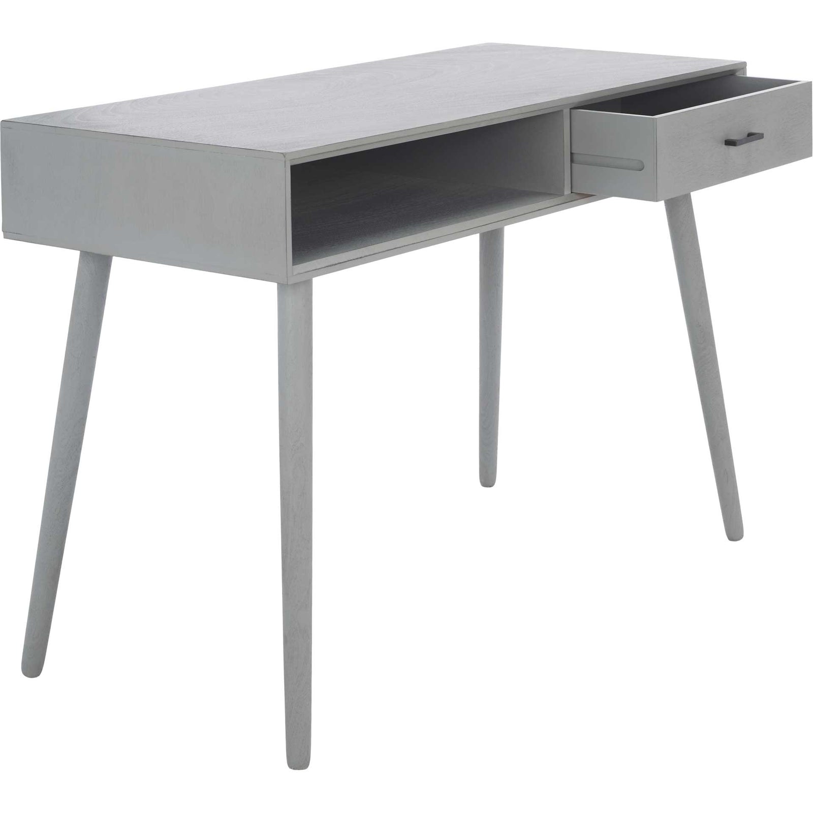 Remma 1 Drawer Writing Desk Distressed Gray