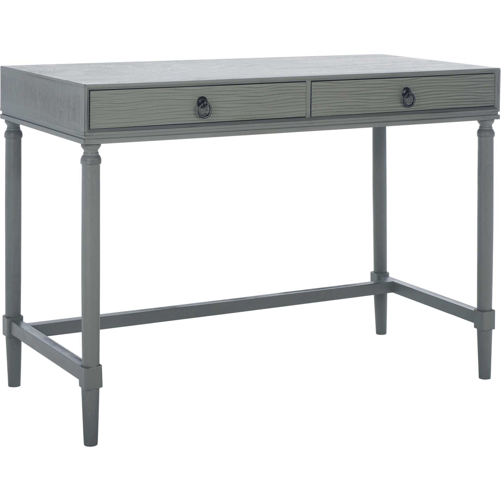 Rhett 2 Drawer Desk Gray