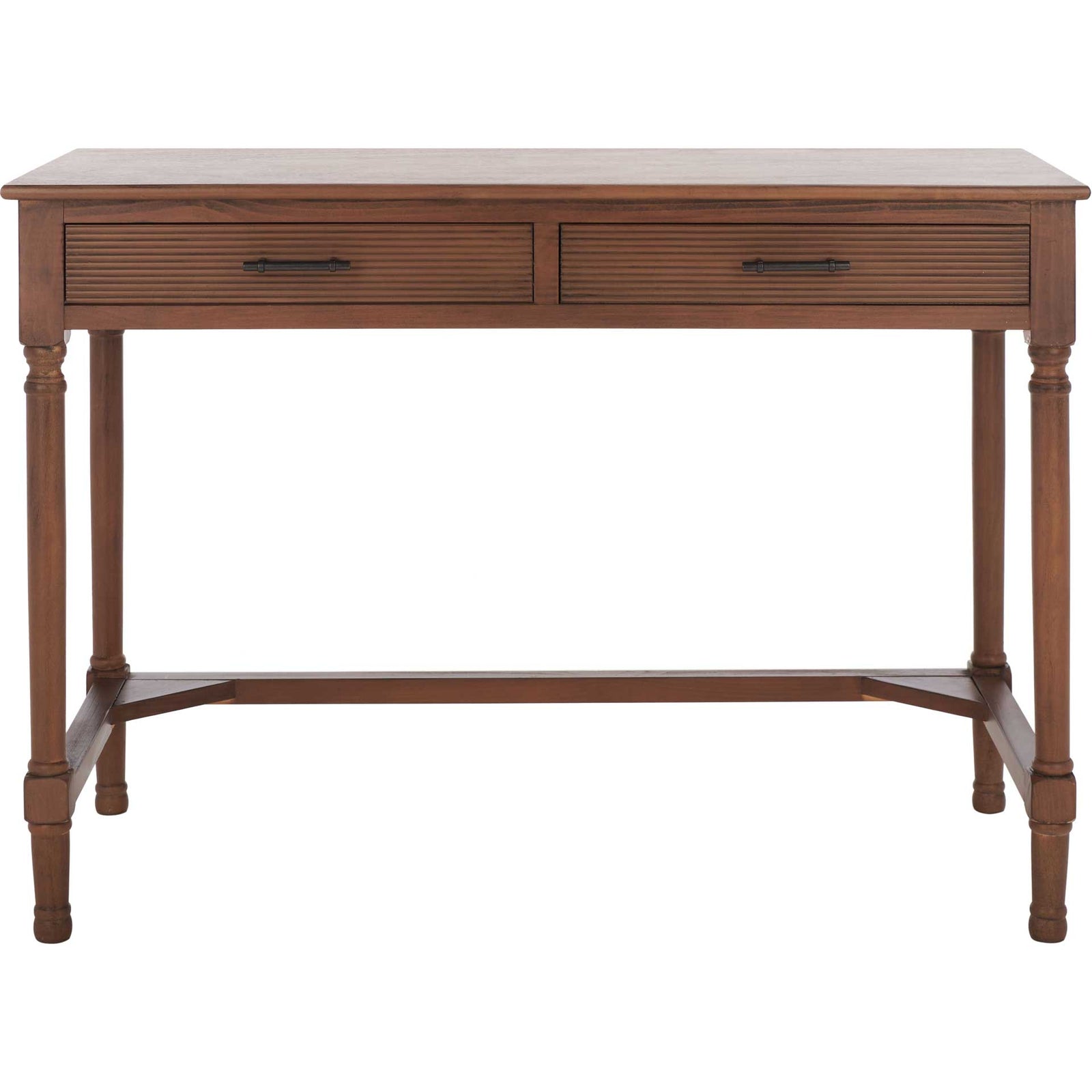 Lani 2 Drawer Desk Brown