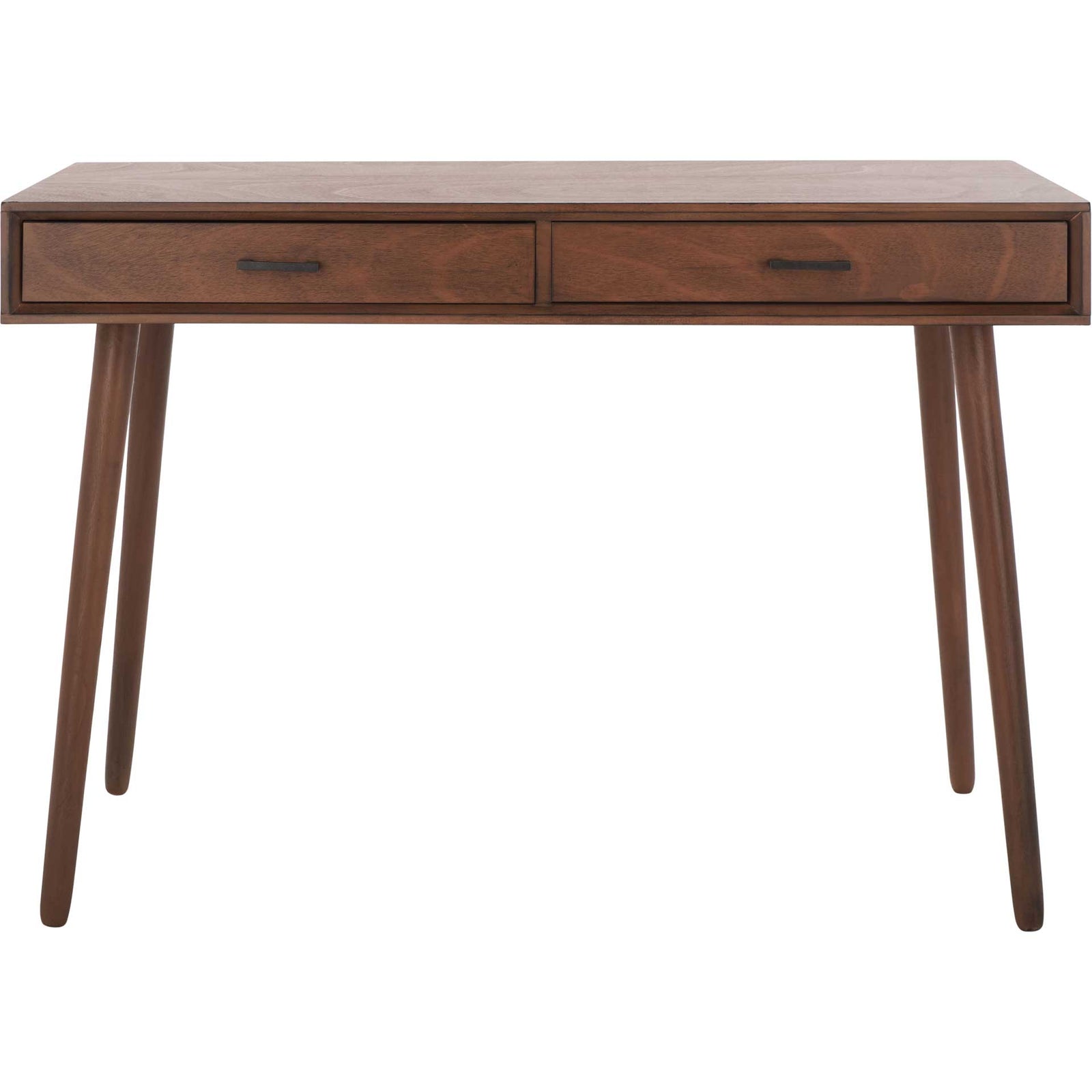 Odael 2 Drawer Desk Brown