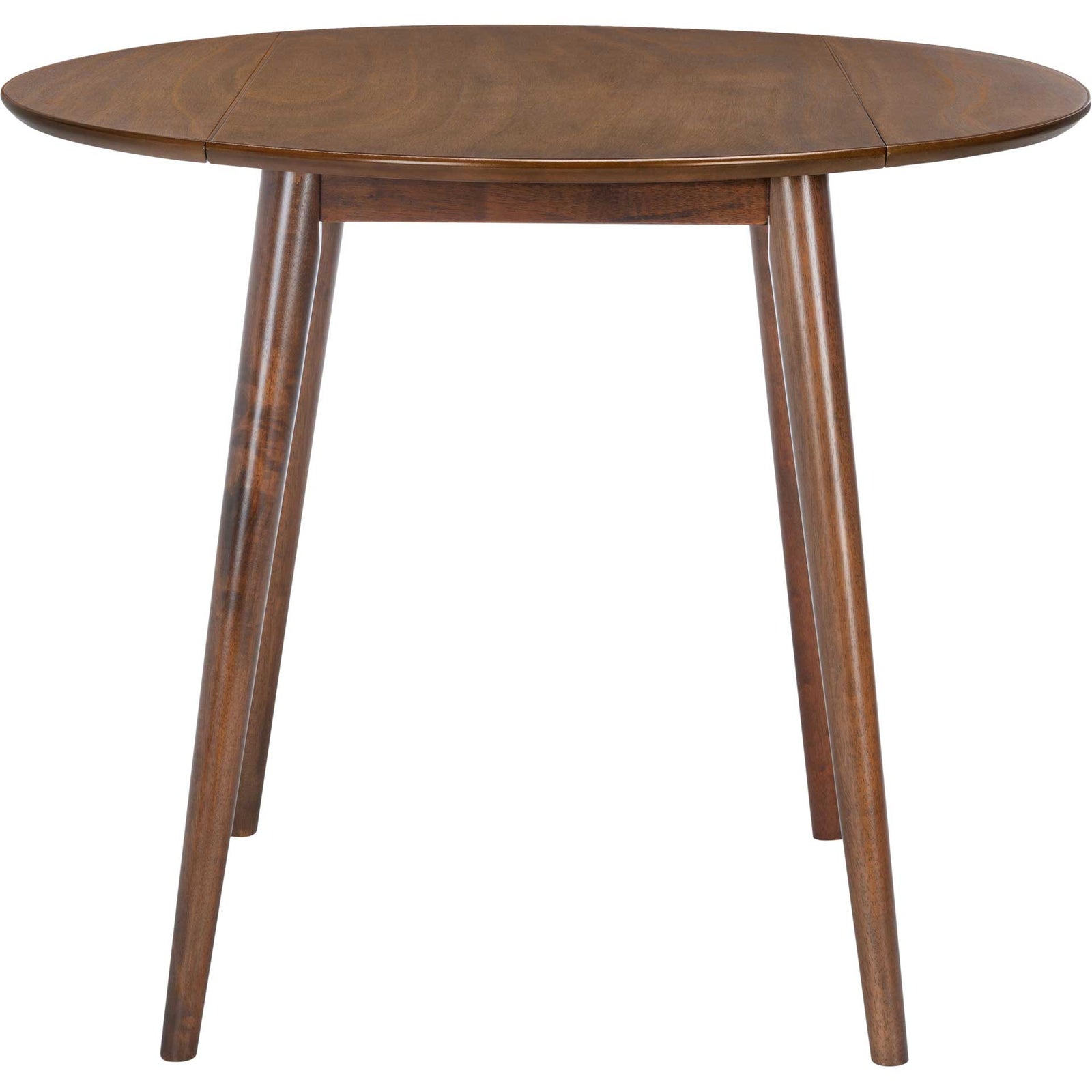 Loni Folding Round Dining Table Walnut