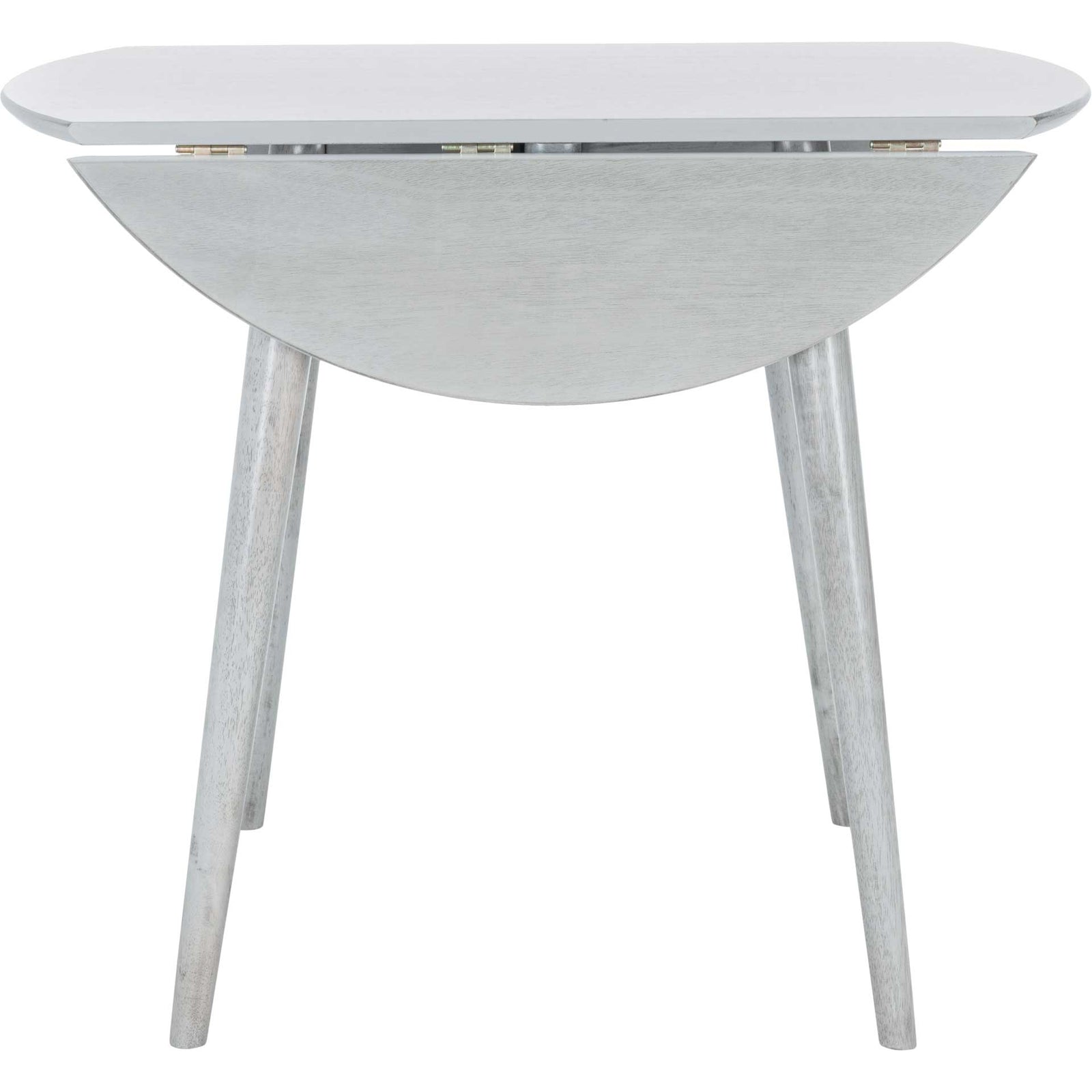 Loni Folding Round Dining Table Dark Gray