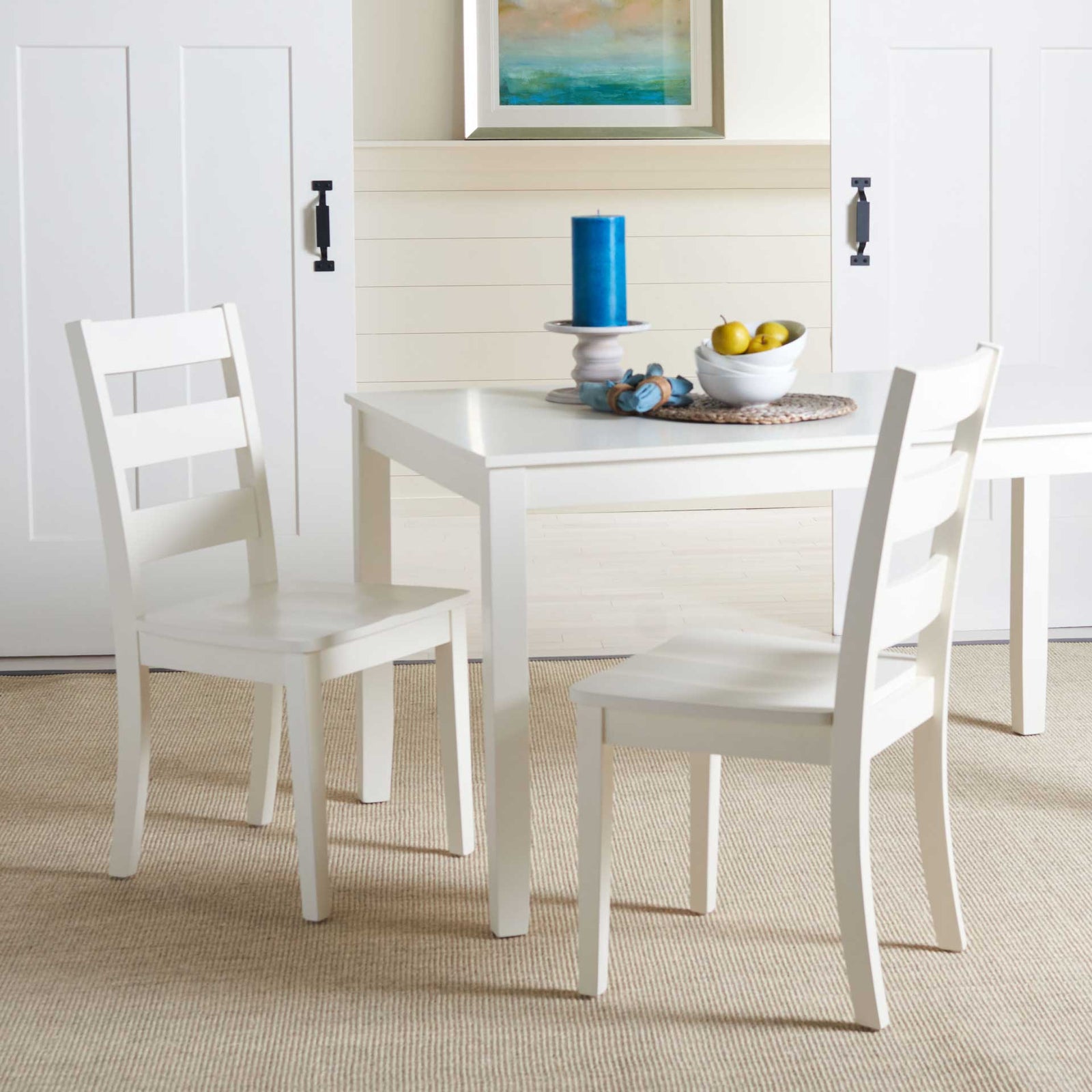 Sicily Rectangle Dining Table White