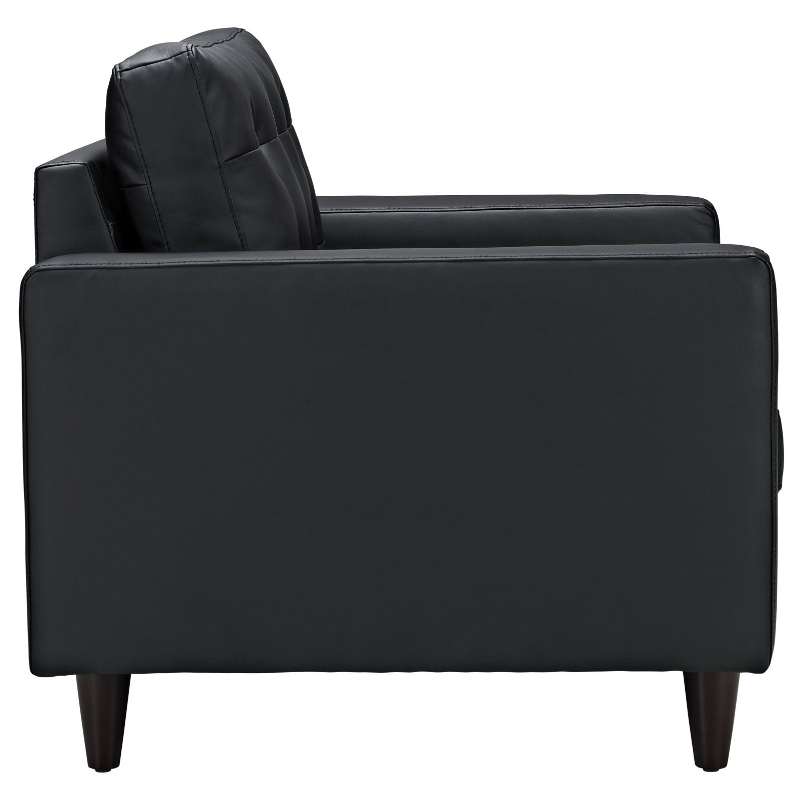 Era Leather Armchair Black